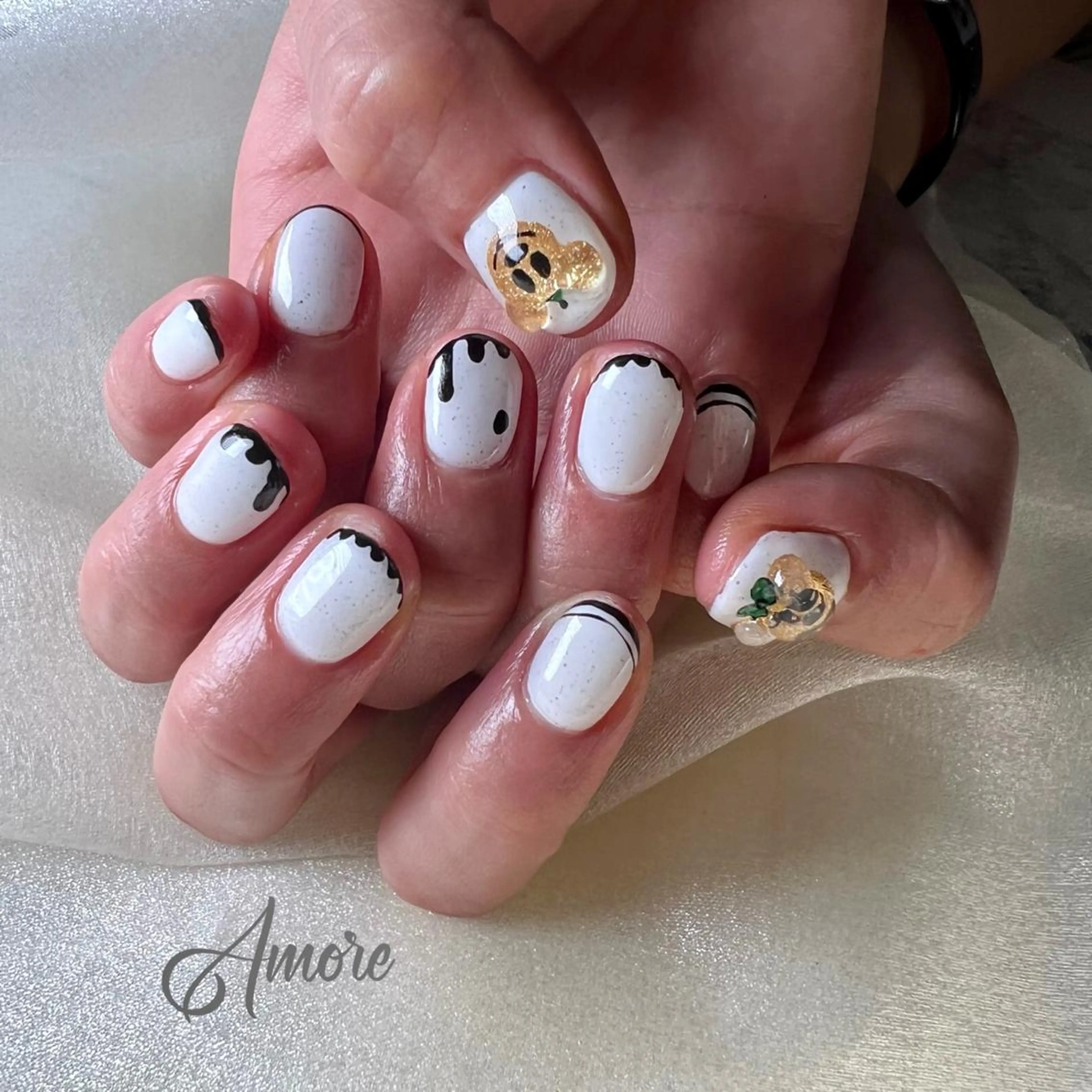 ネイル ジェルネイル 氷ネイル・うるうるネイル マグネットネイル ミラーネイル ニュアンスネイル You kyehwaのネイルデザイン