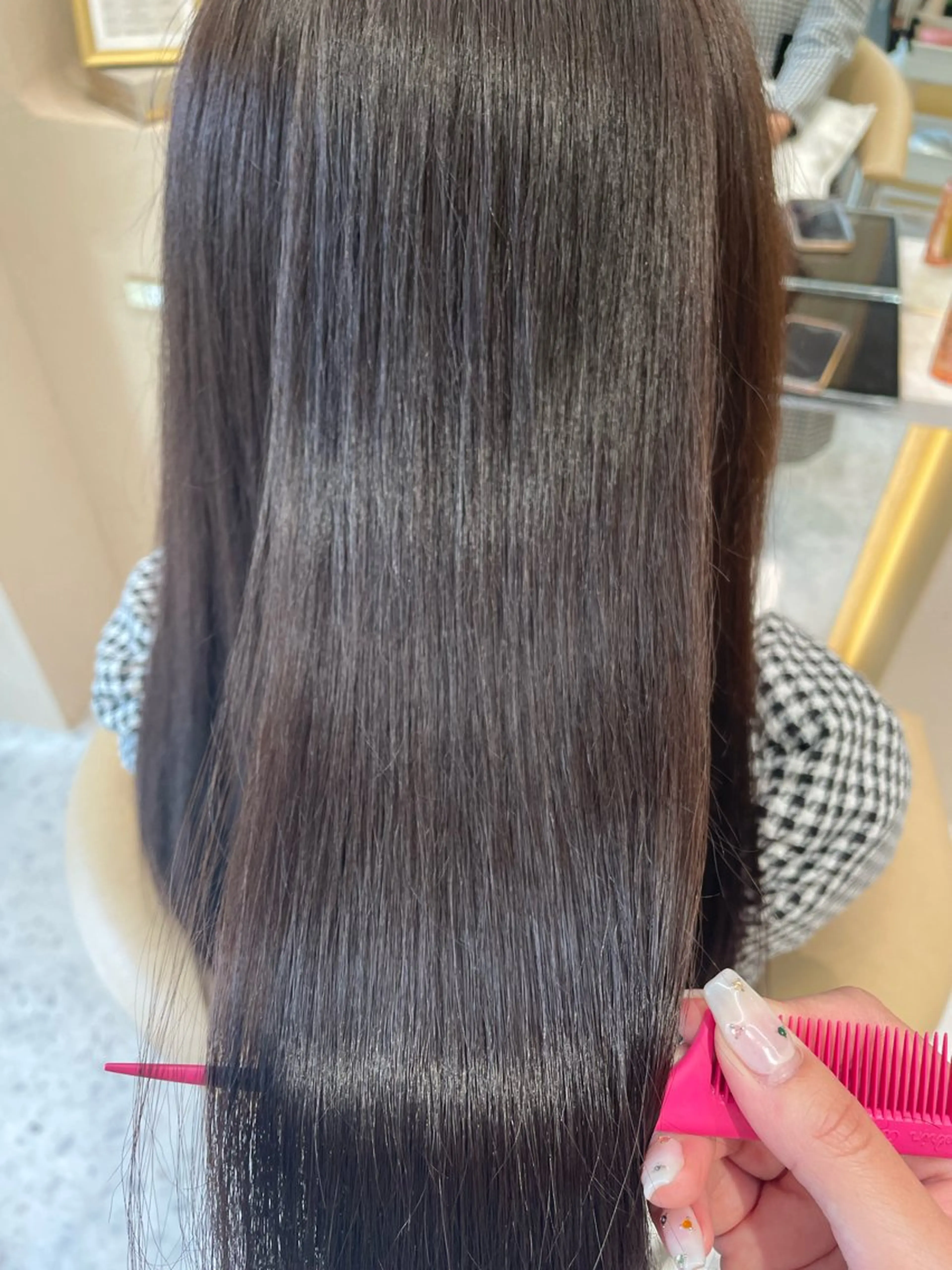 ロング カラー カット ヘアカラー トリートメント 韓国ヘア/髪質改善 /Harunaのヘアスタイル