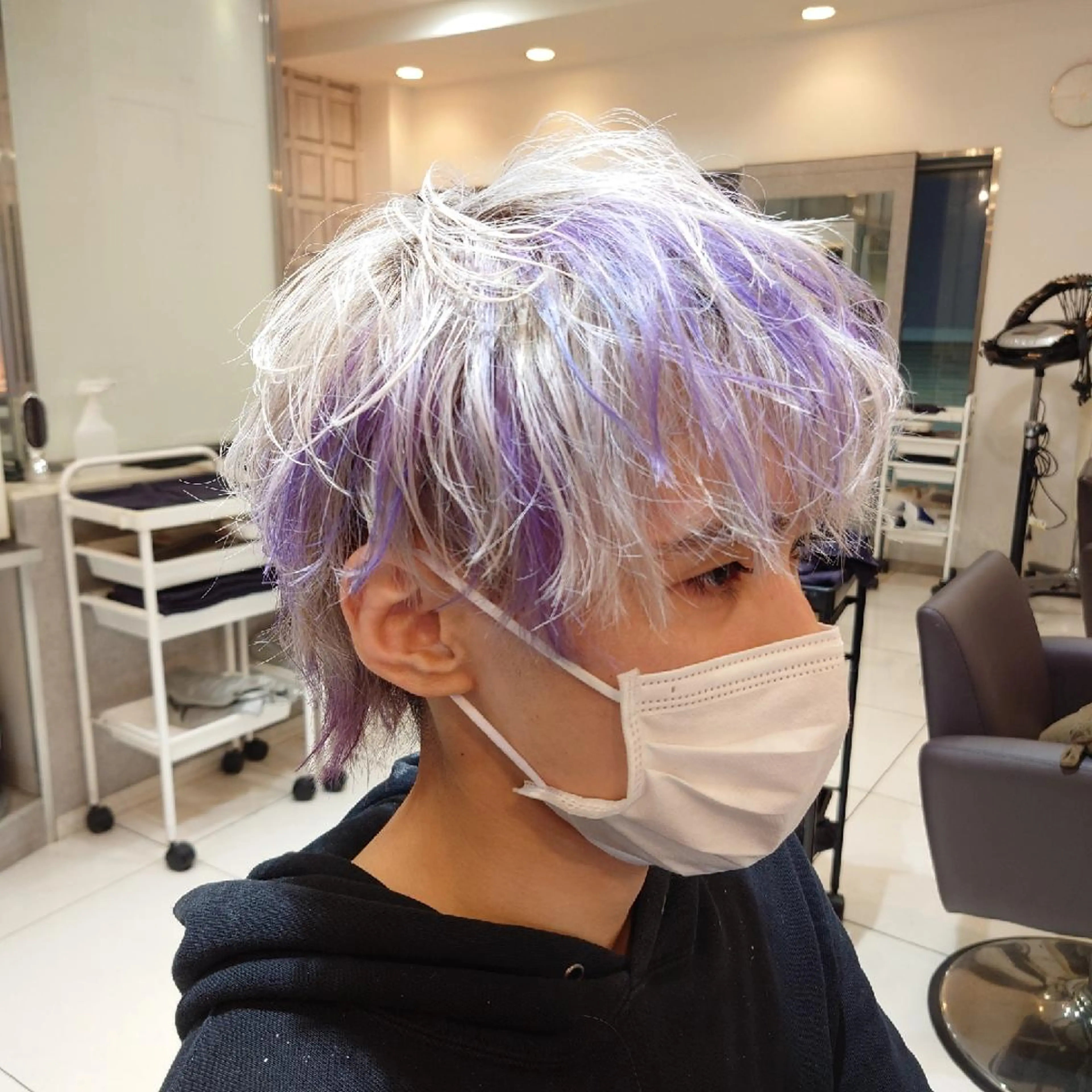 カラー メンズ F.hair salon所属・ハイトーン×髪質改善 🌈しゅんだい🌈のヘアスタイル