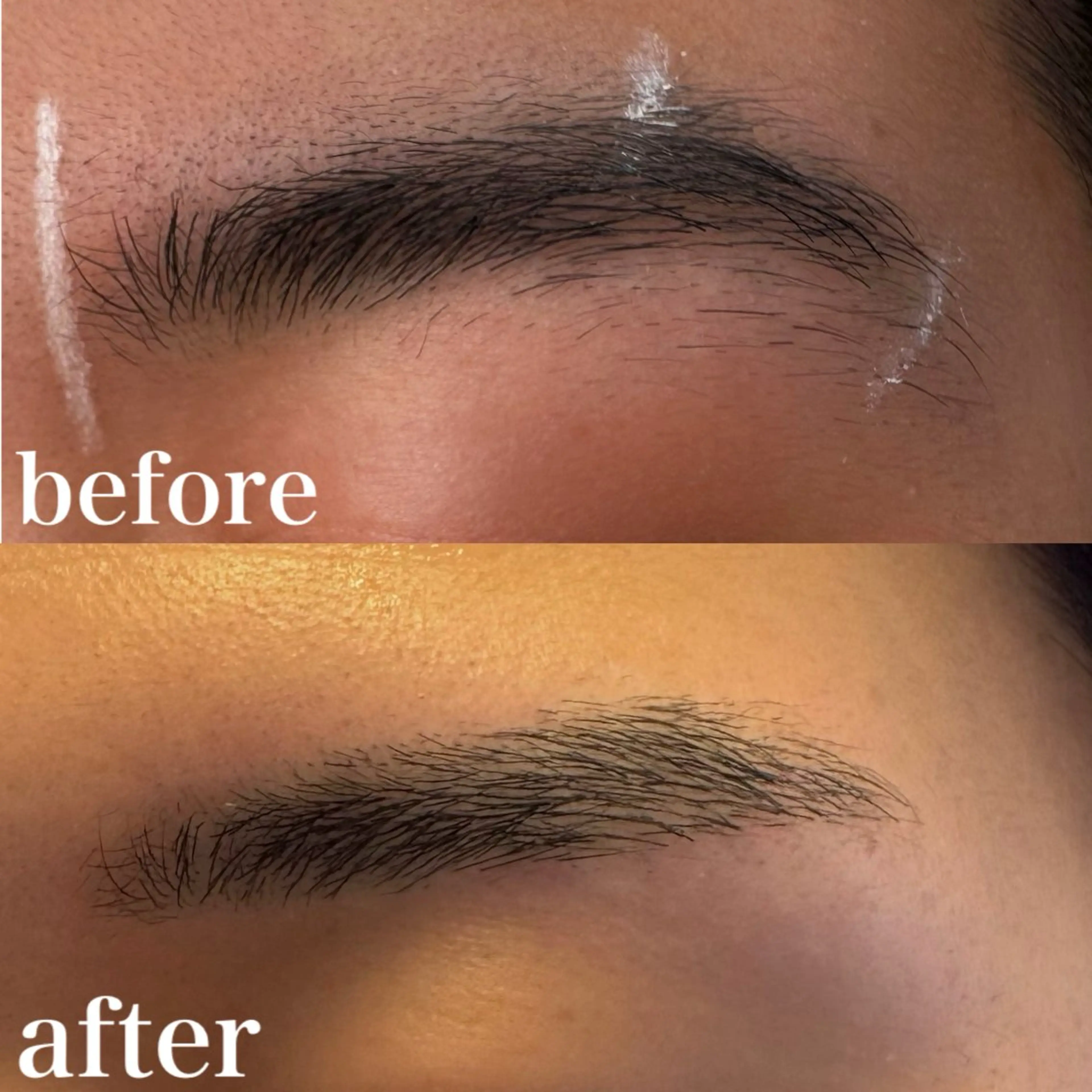 メンズアイブロウスタイリング(WAX脱毛)の写真