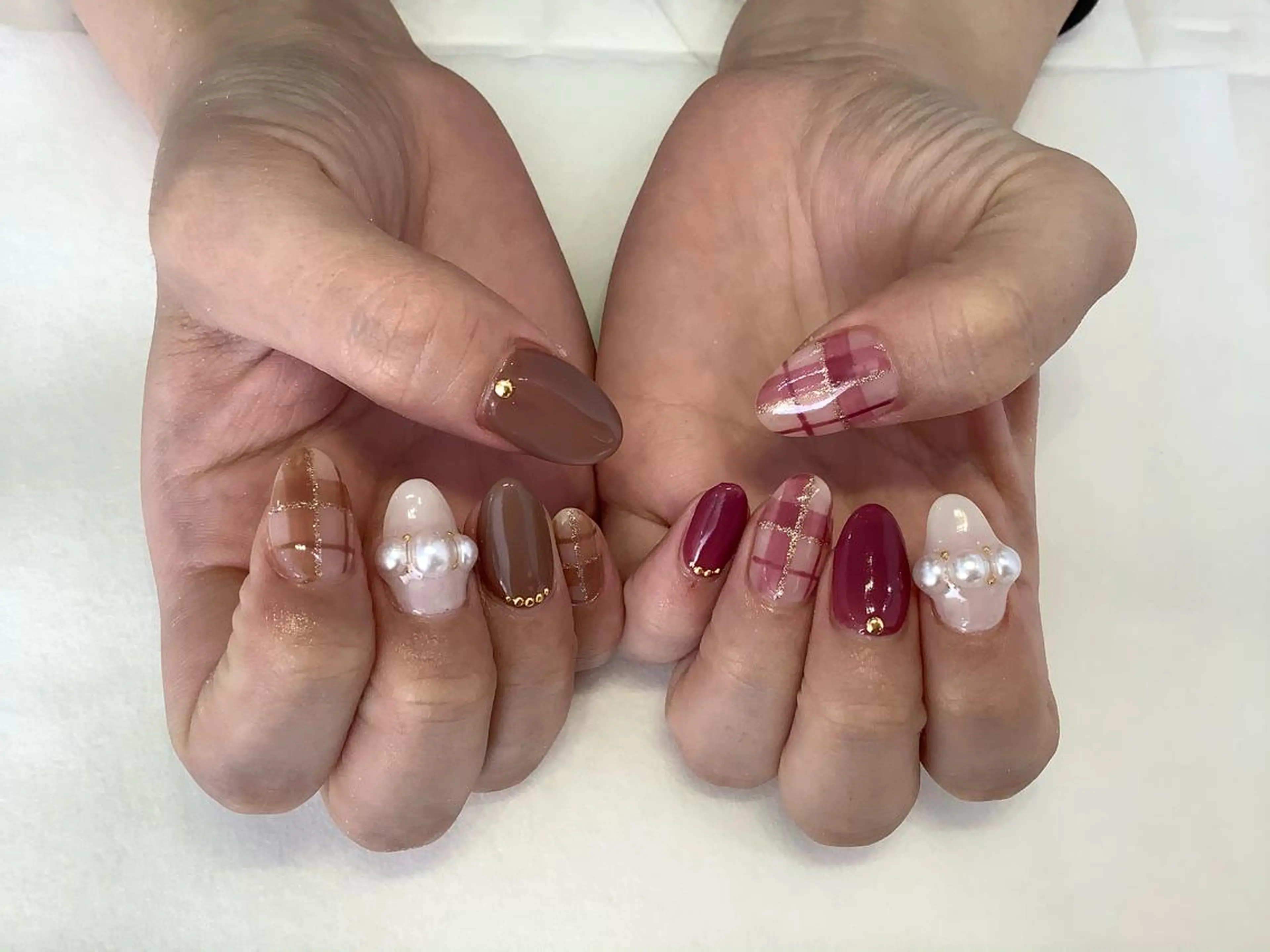 ネイル ハンドネイル 💎🐰 saki. m 🐰💎のネイルデザイン