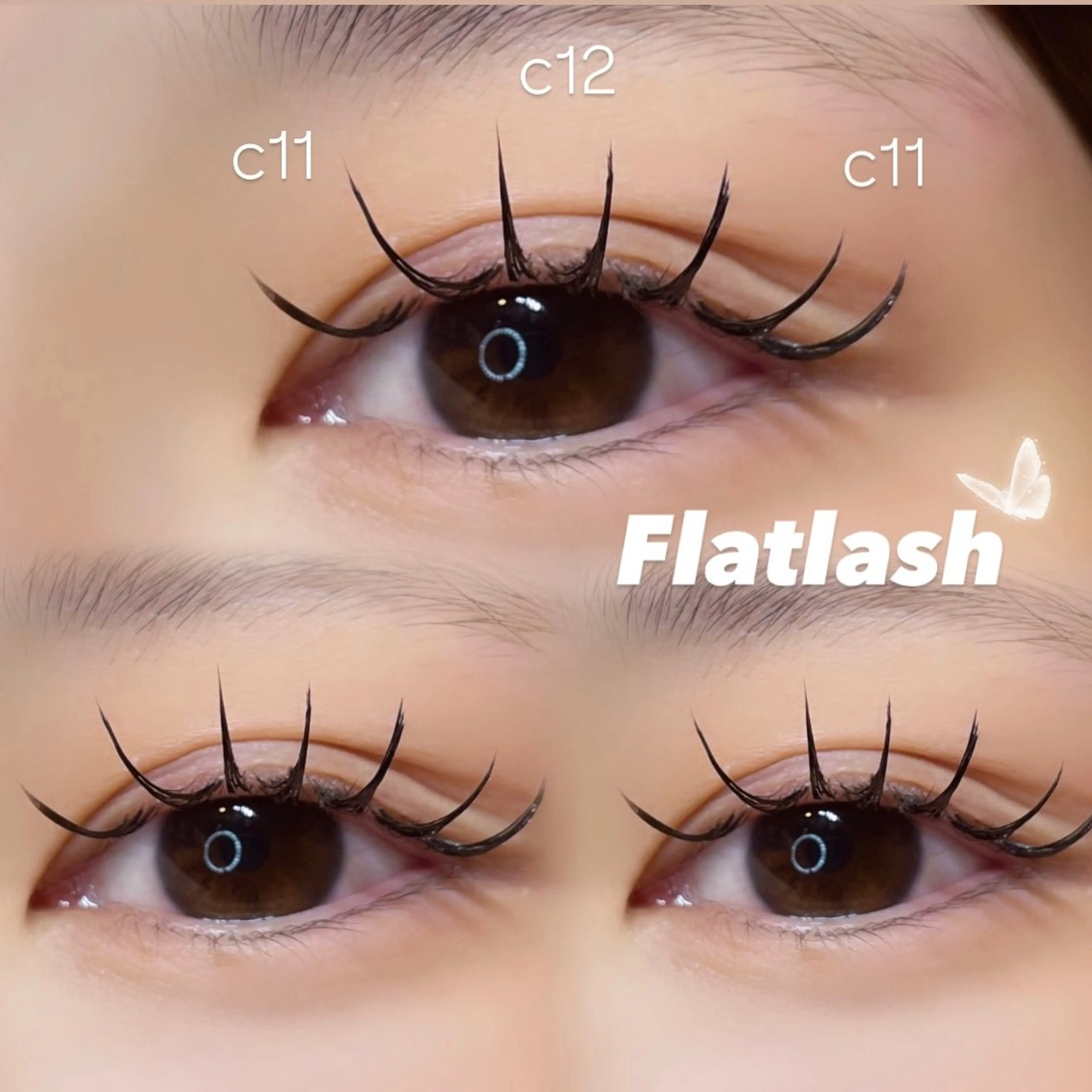 マツエク・マツパ マツエク Mell Yuuna ♡パリエク /束感のマツエク・マツパデザイン