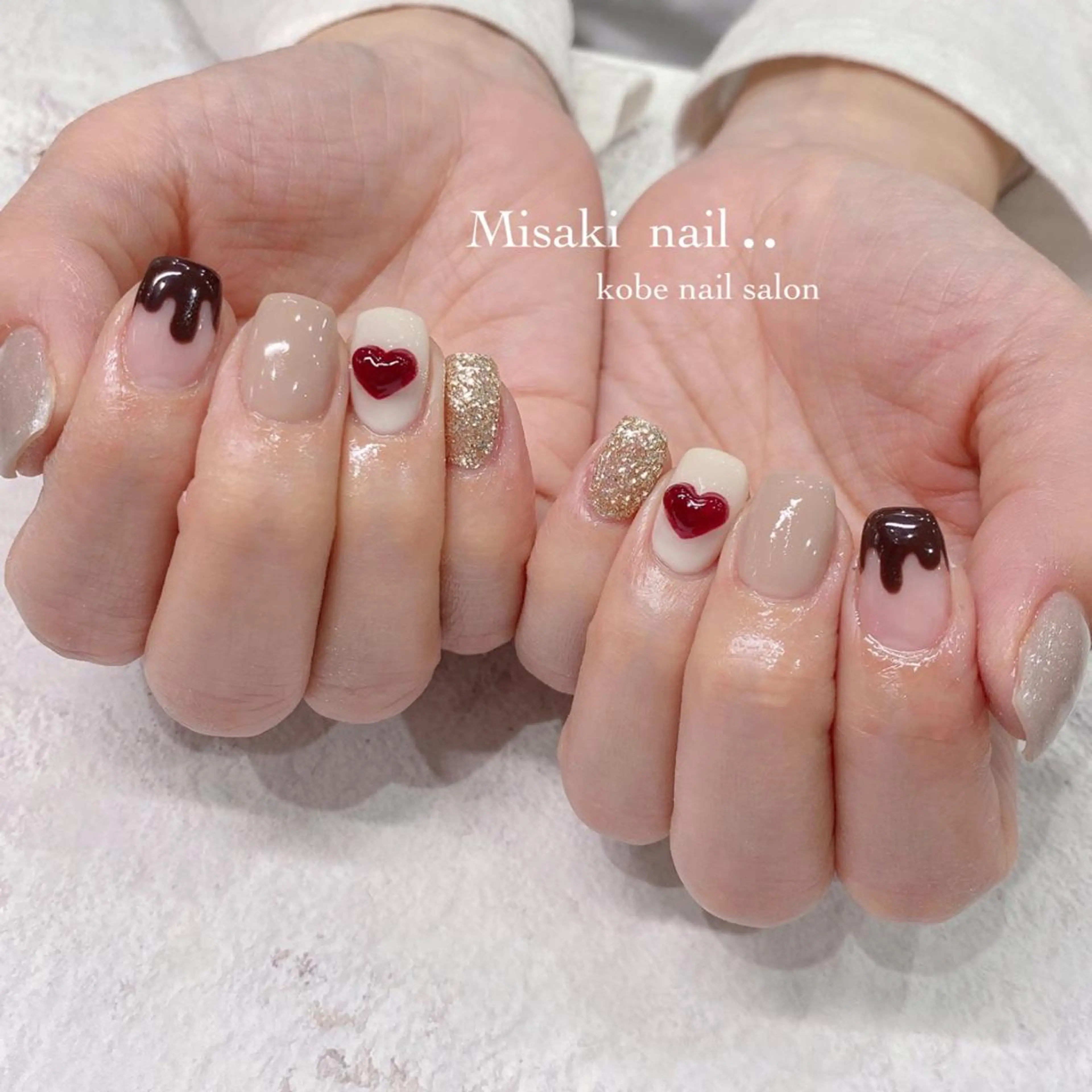 ネイル 韓国ネイル ワンホンネイル ハンドネイル nailsalon miinailsのネイルデザイン