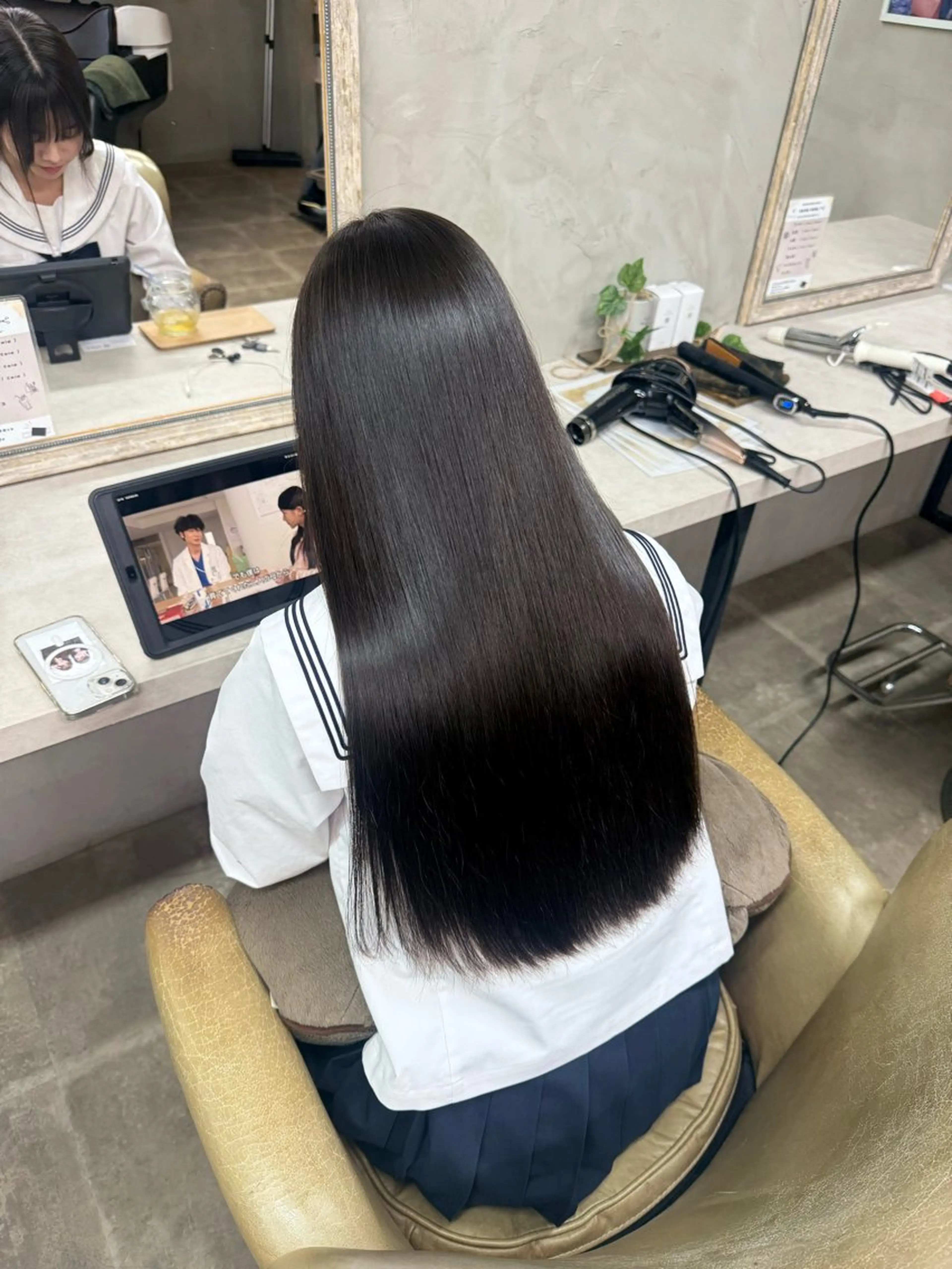 ロング パーマ 髪質改善 縮毛矯正 Blast Erikaのヘアスタイル