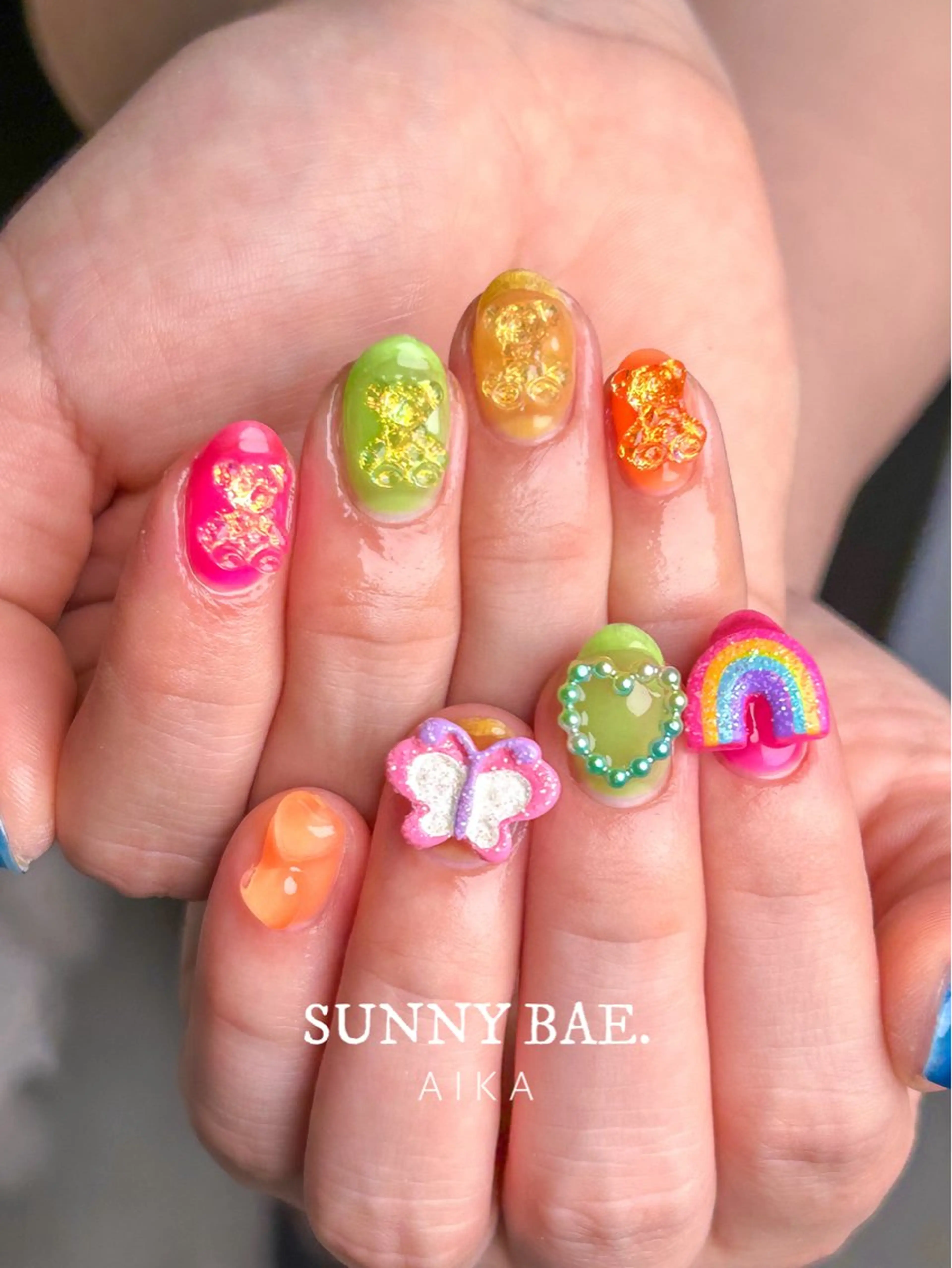 ネイル ジェルネイル 夏ネイル Made By AIKAのネイルデザイン