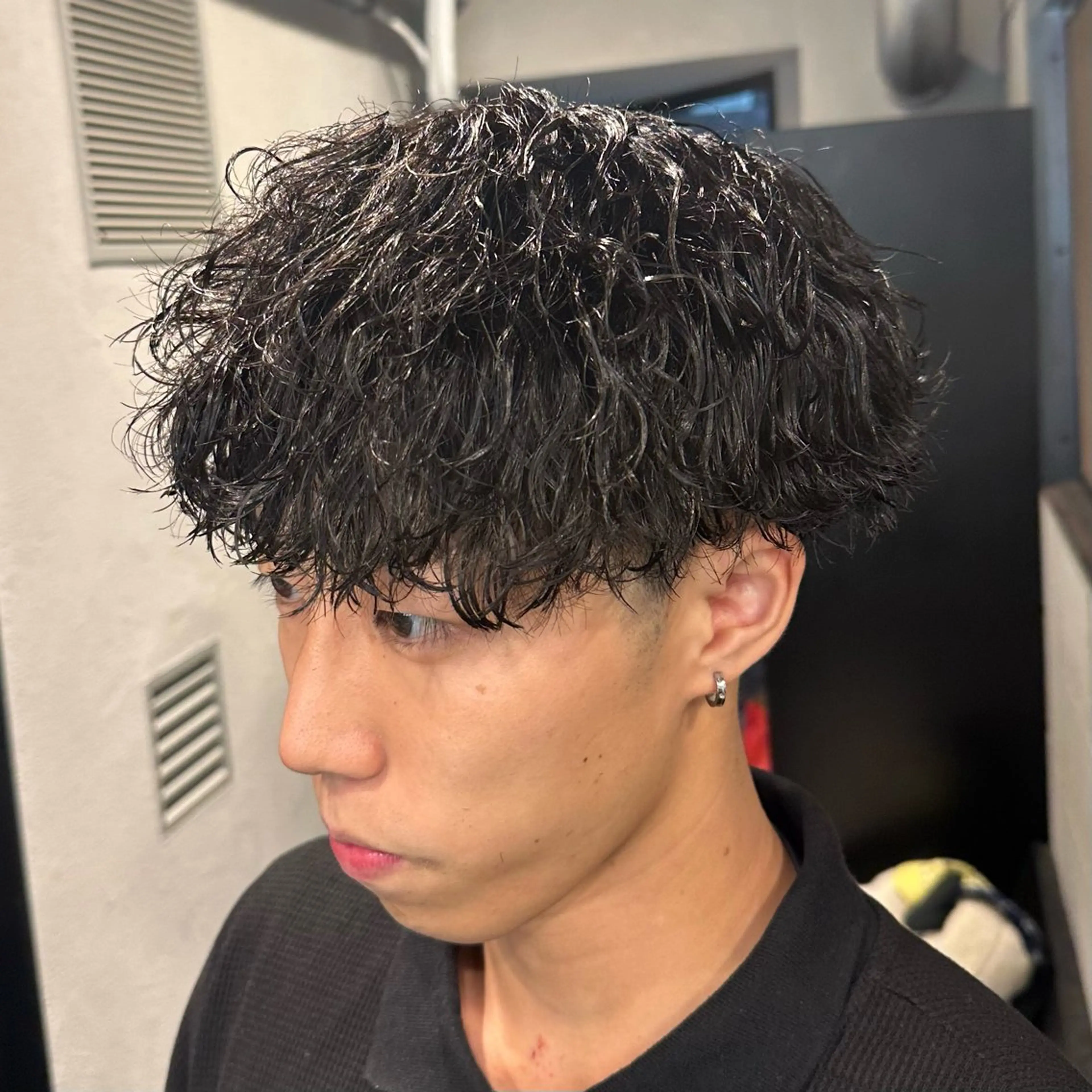 ショート メンズ ツイスパ/メンズ パーマ/歩夢のヘアスタイル