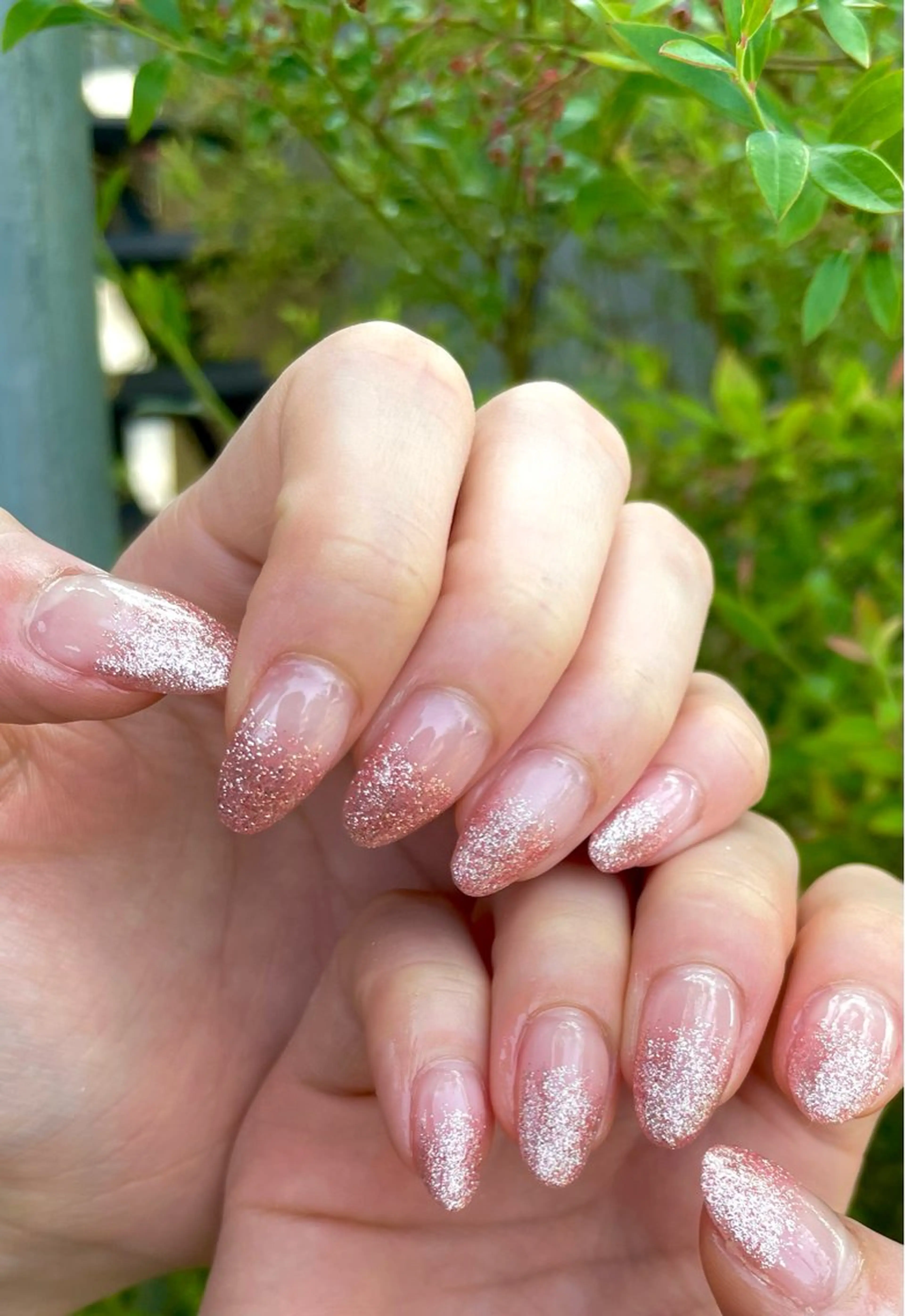 ネイル グラデーション ラメ(グリッター) ラメグラデーション petit 薄窪のネイルデザイン