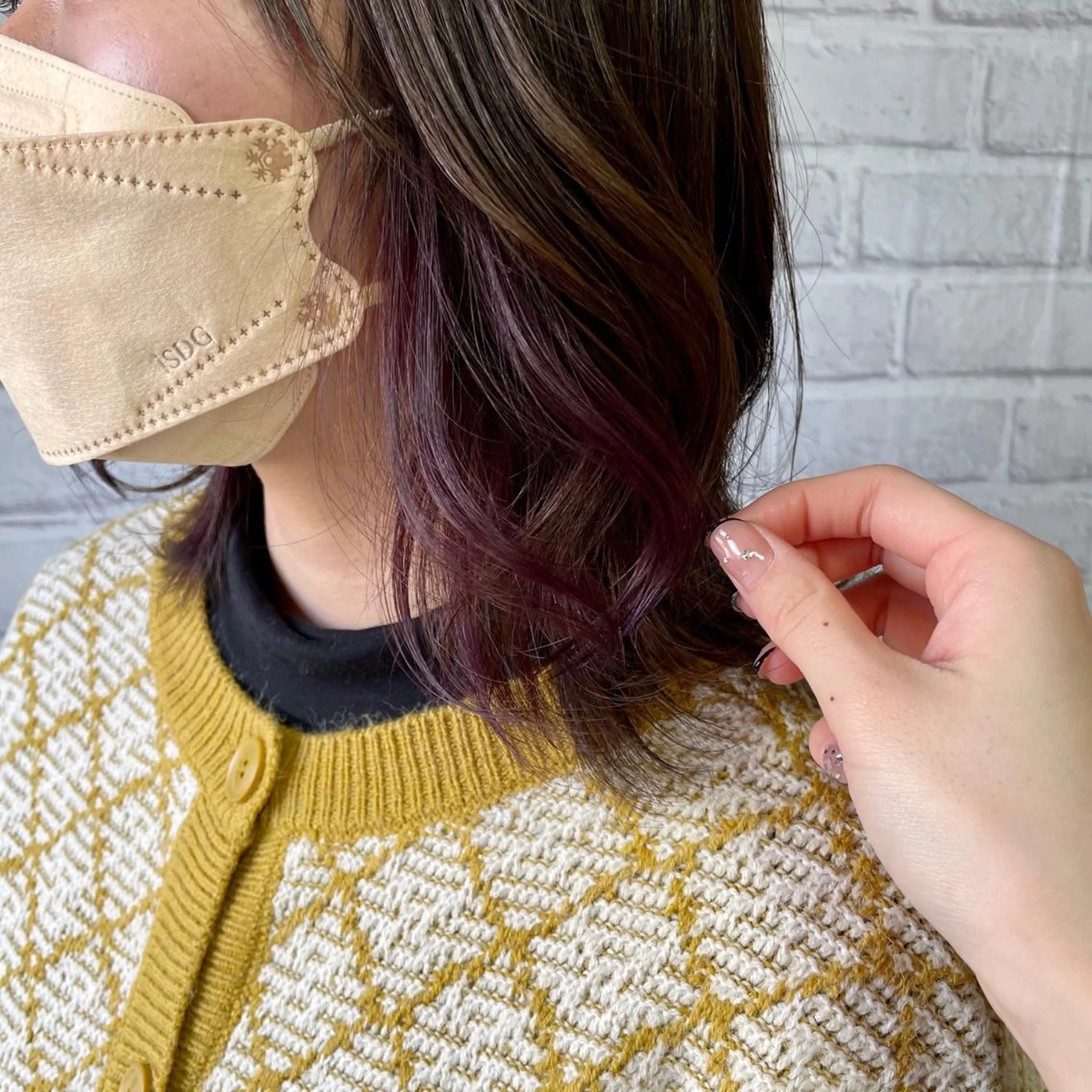 ミディアム 大江 美穂のヘアスタイル