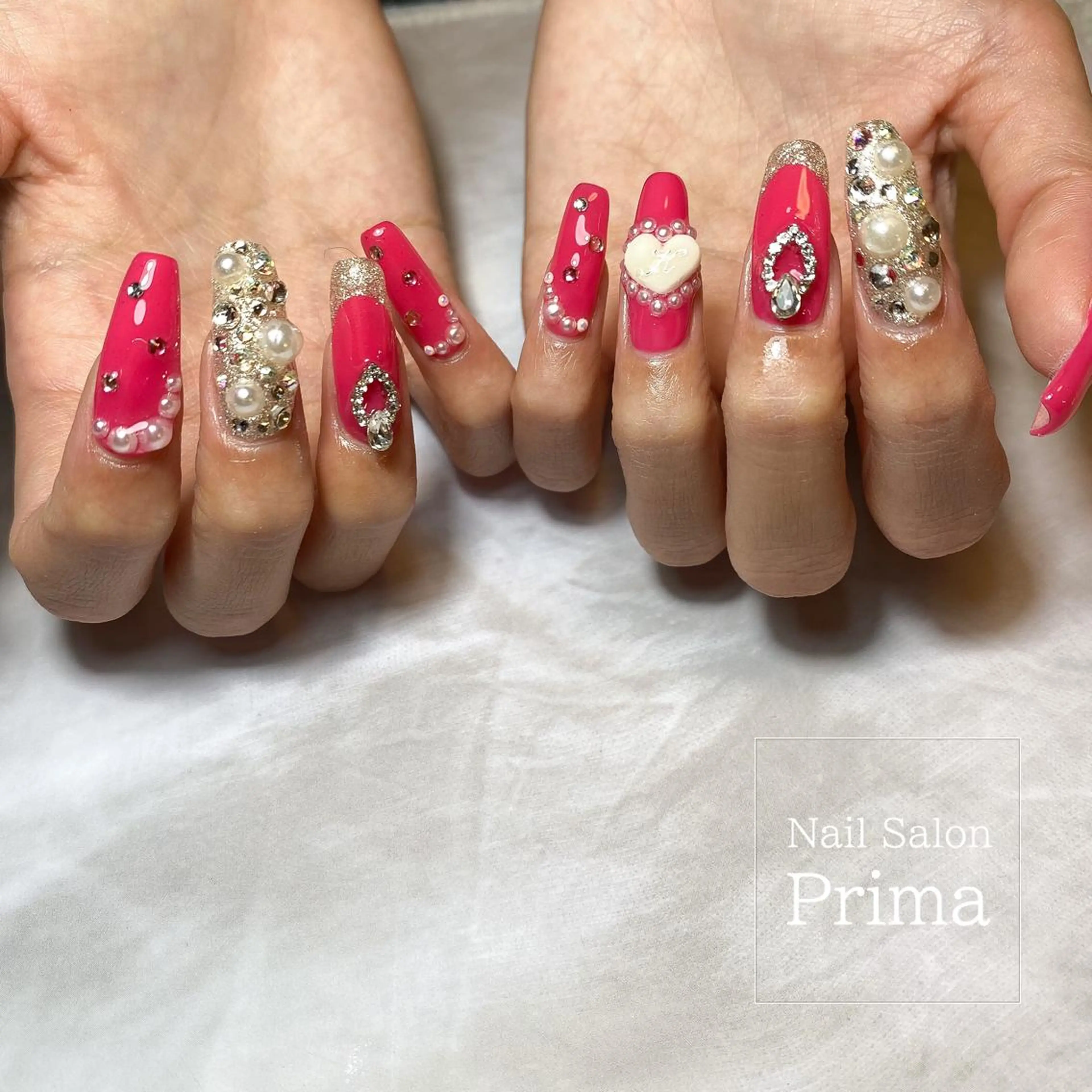 ロング ネイル SalonPrima Nail & Eyeのマツエク・マツパデザイン