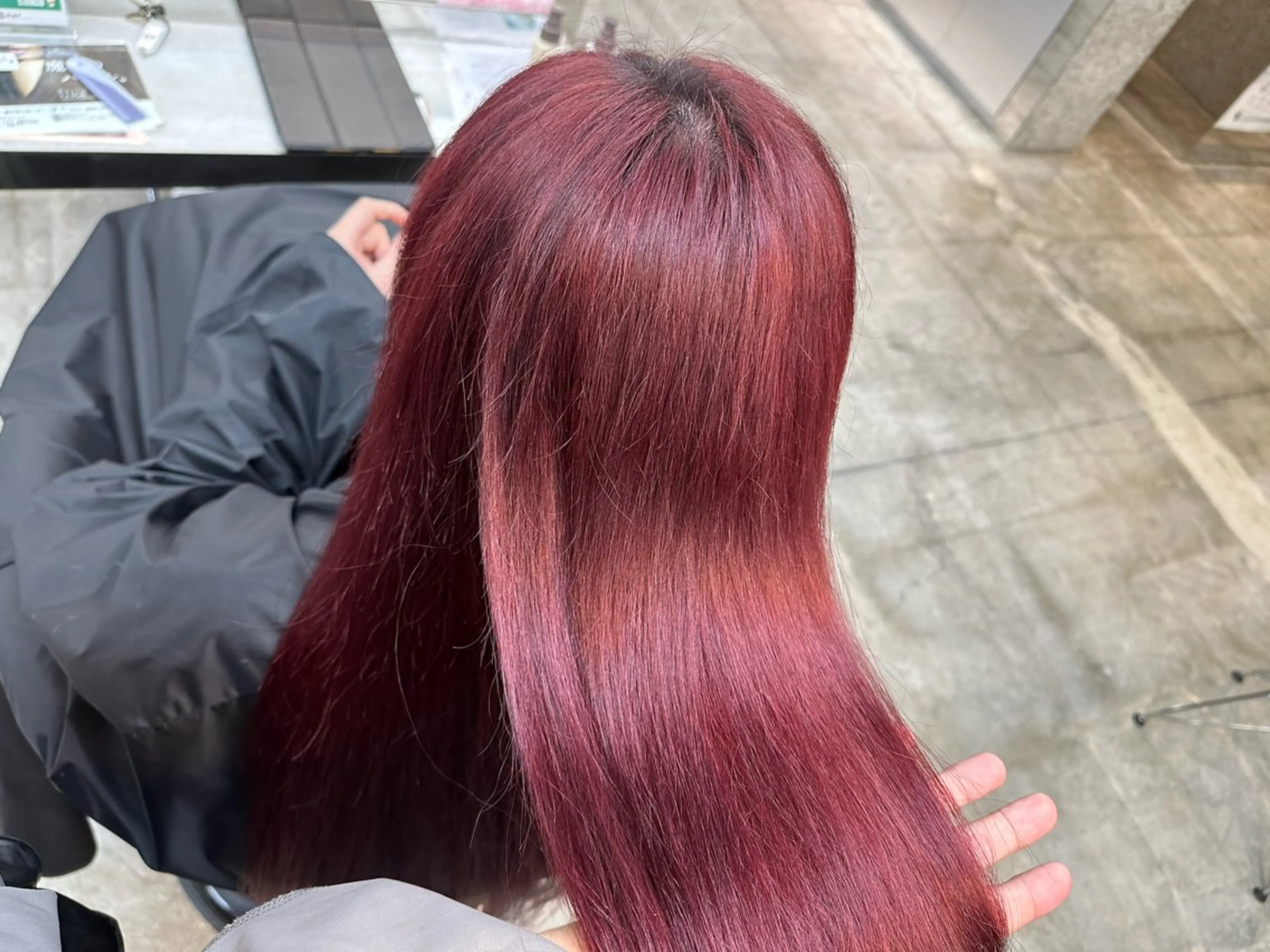 ロング カラー レッドカラー 髪質改善/艶髪様 🍎豊田修太郎のヘアスタイル