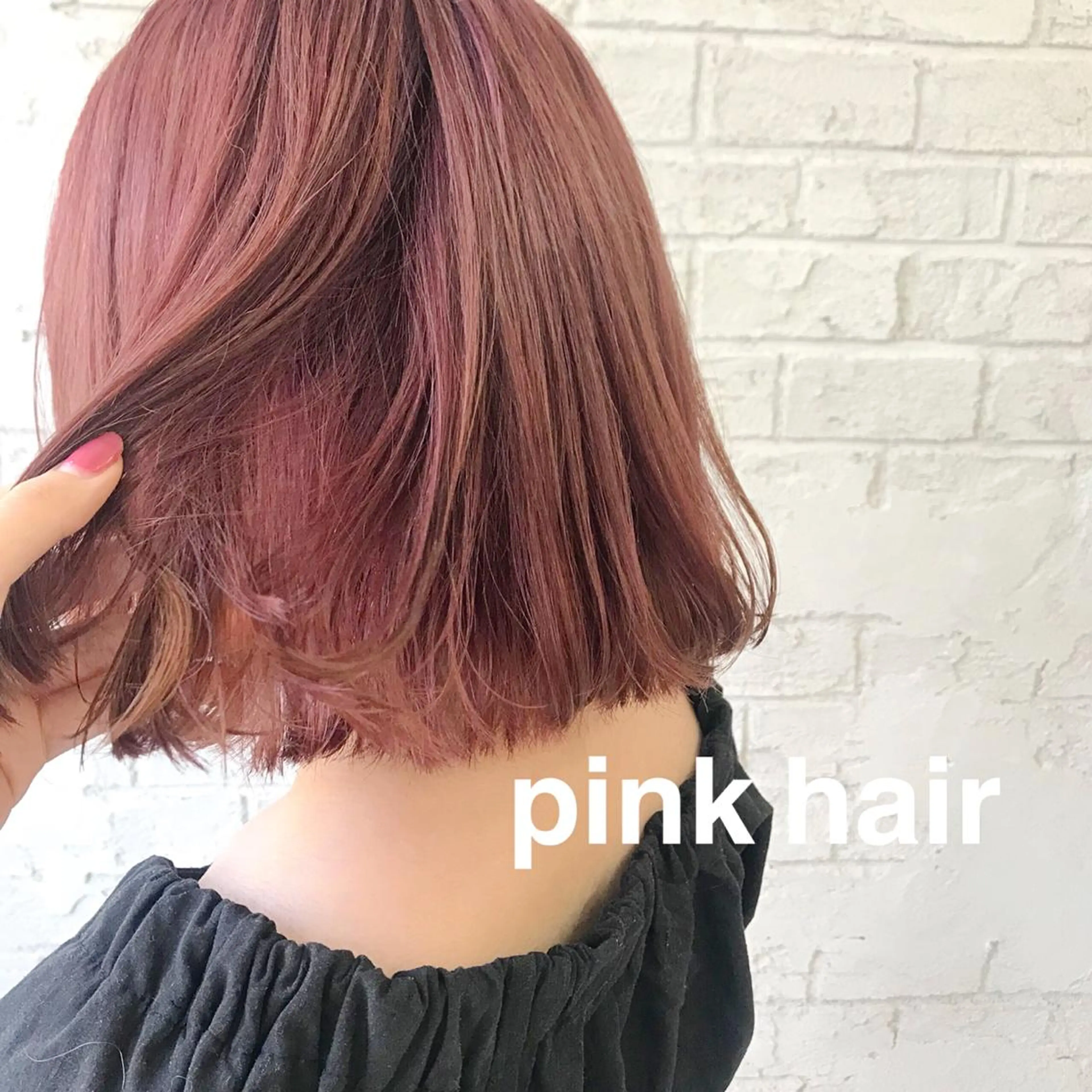 ミディアム カラー オリーブ/アッシュ やわらか透明感カラーのヘアスタイル