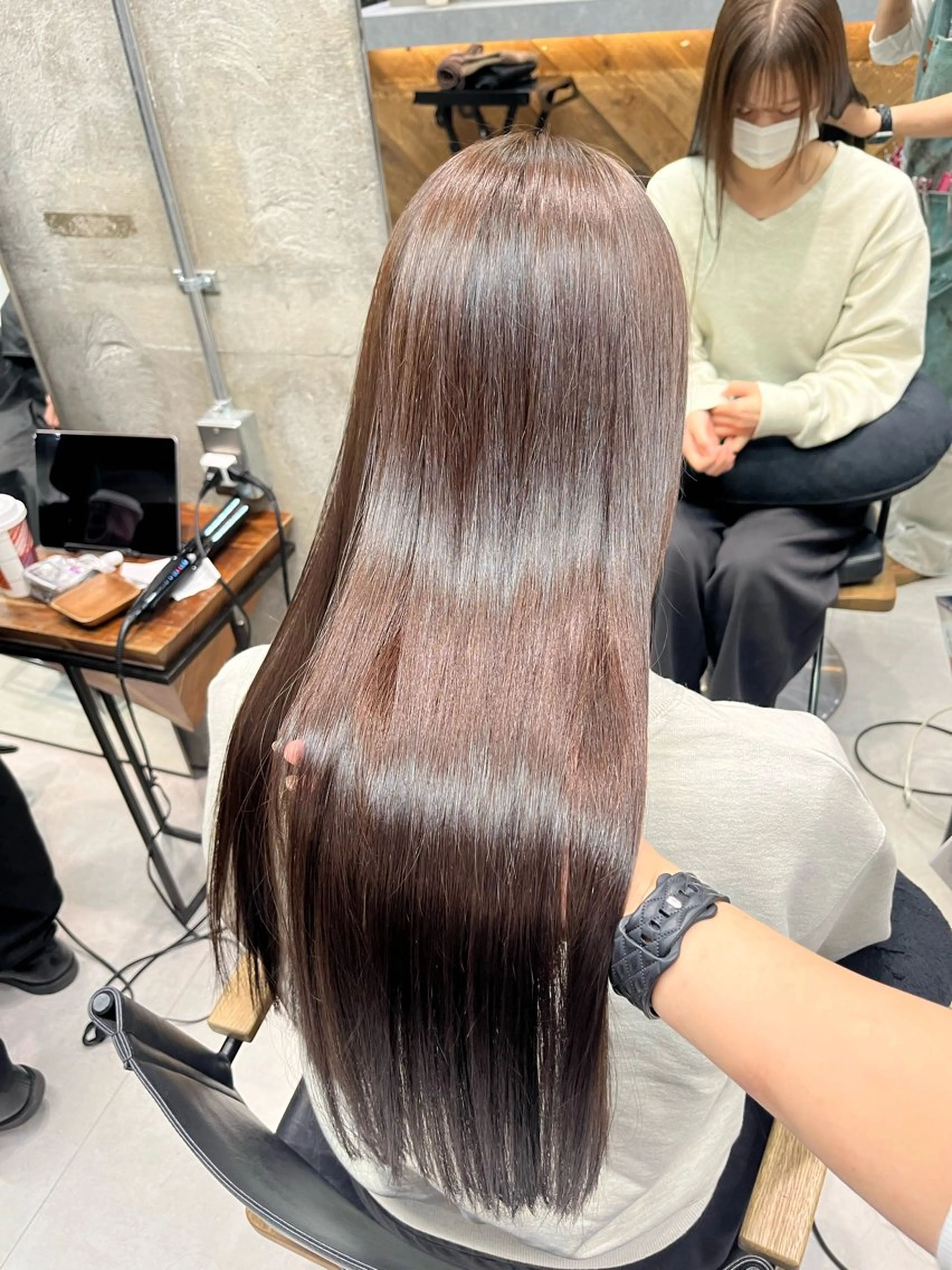 ロング トリートメント 🌊ハイライト Rizu🌊のヘアスタイル