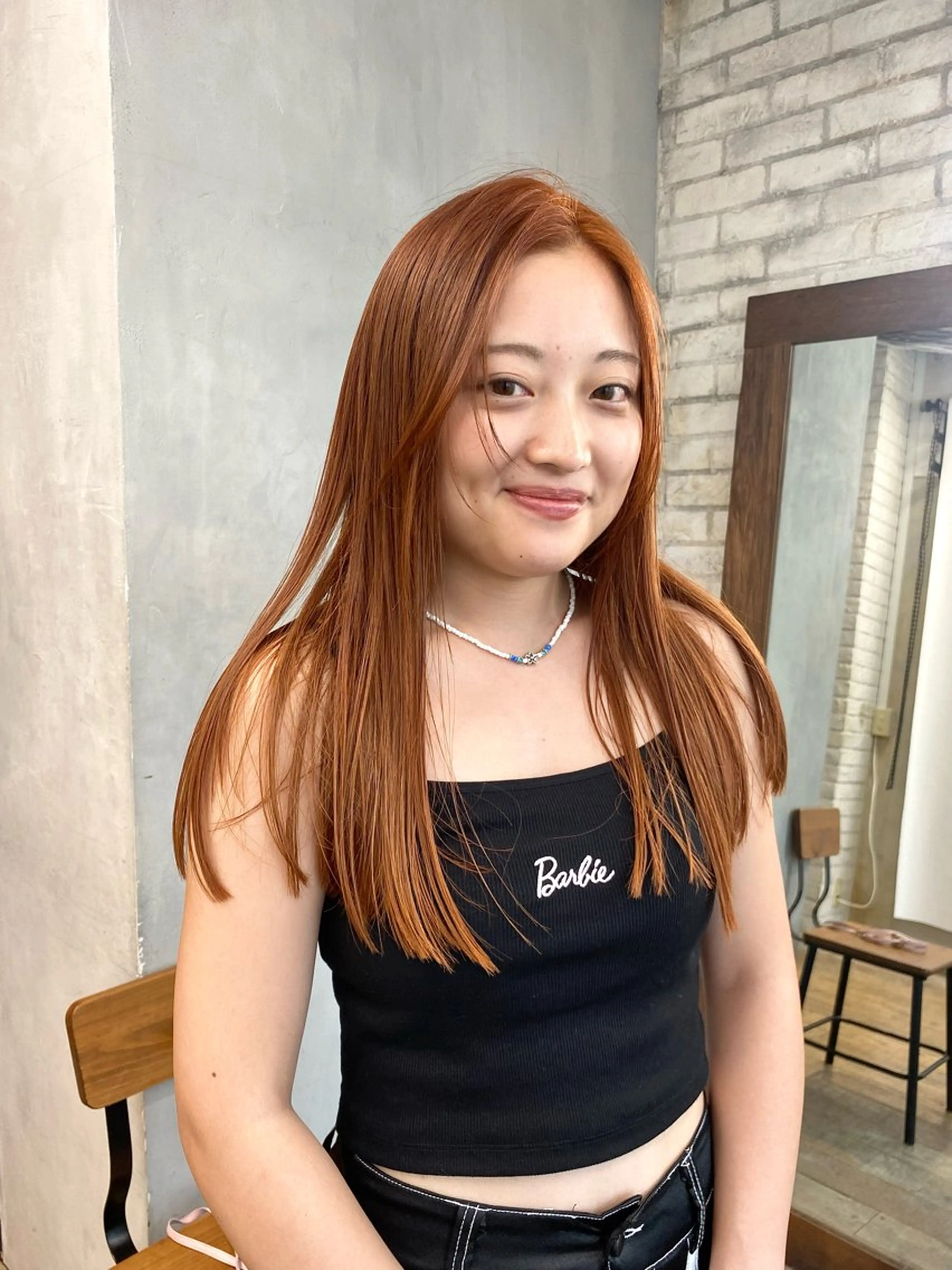 ロング カラー 🌼ボブ.暖色 🌼浅井 遥のヘアスタイル