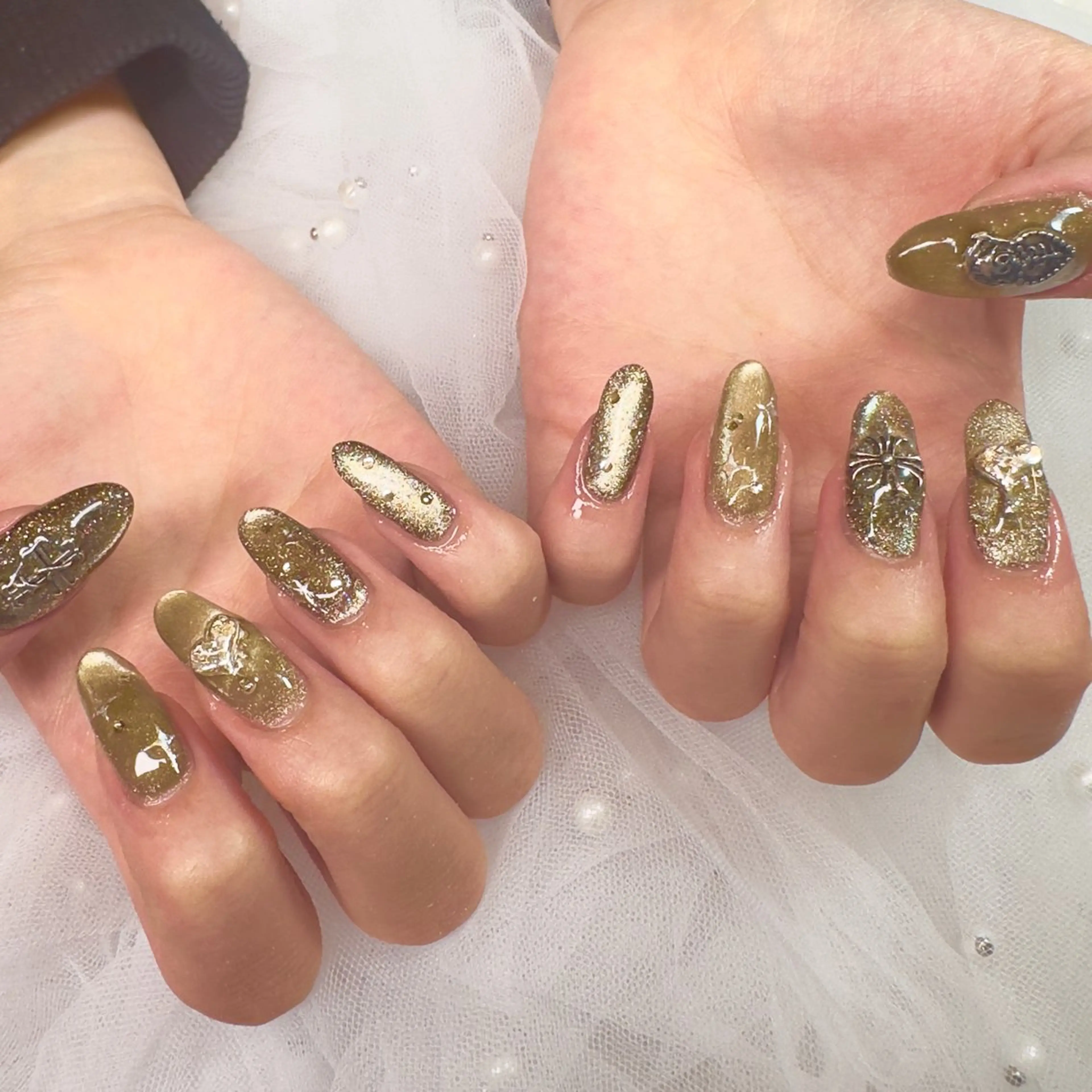 ネイル マグネットネイル nails alien Cのネイルデザイン