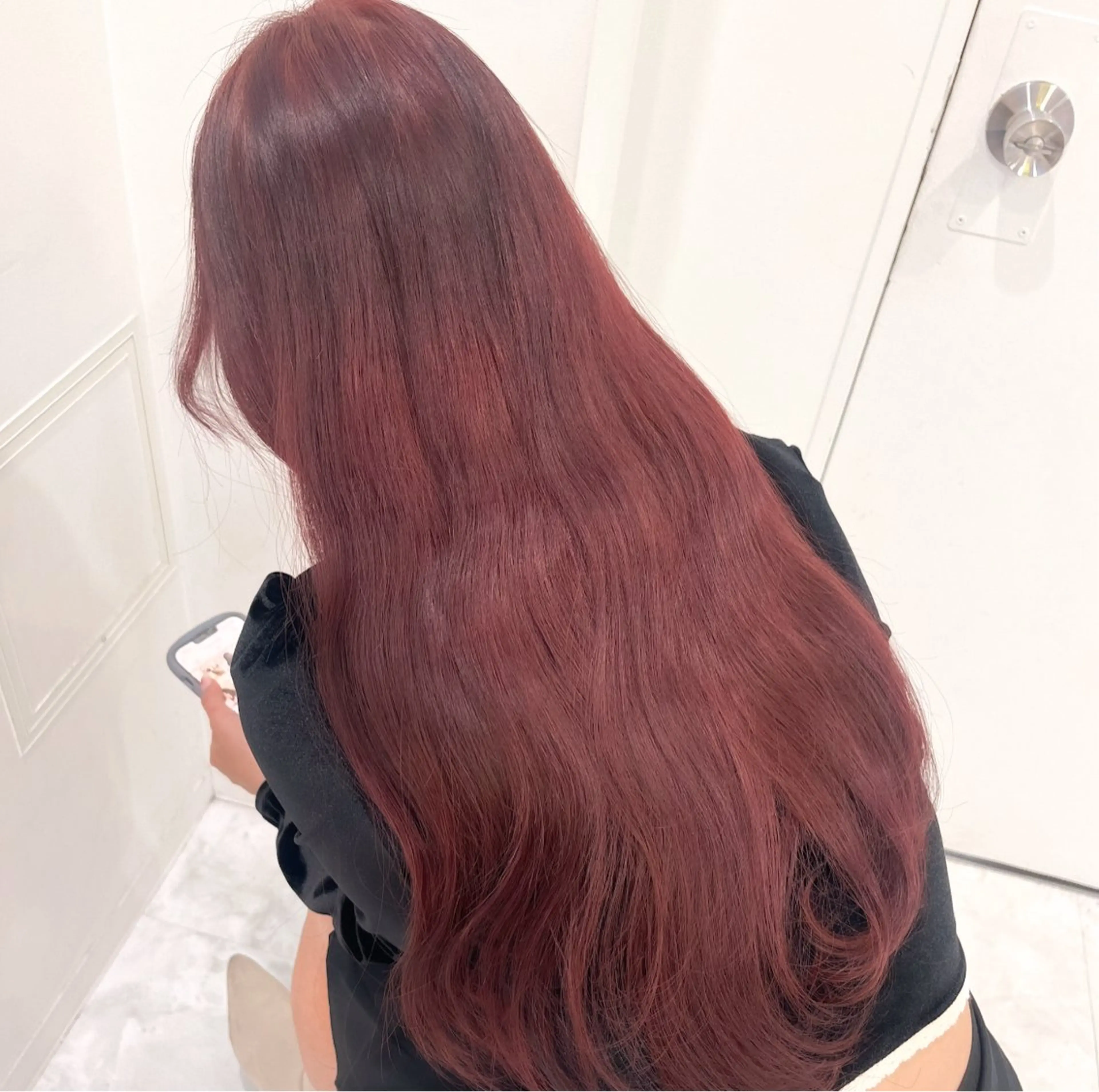 ロング カラー ヘアカラー トリートメント ヘッドスパ ヘアセット 🫧うる艶トレンド 🫧透明感カラーのヘアスタイル