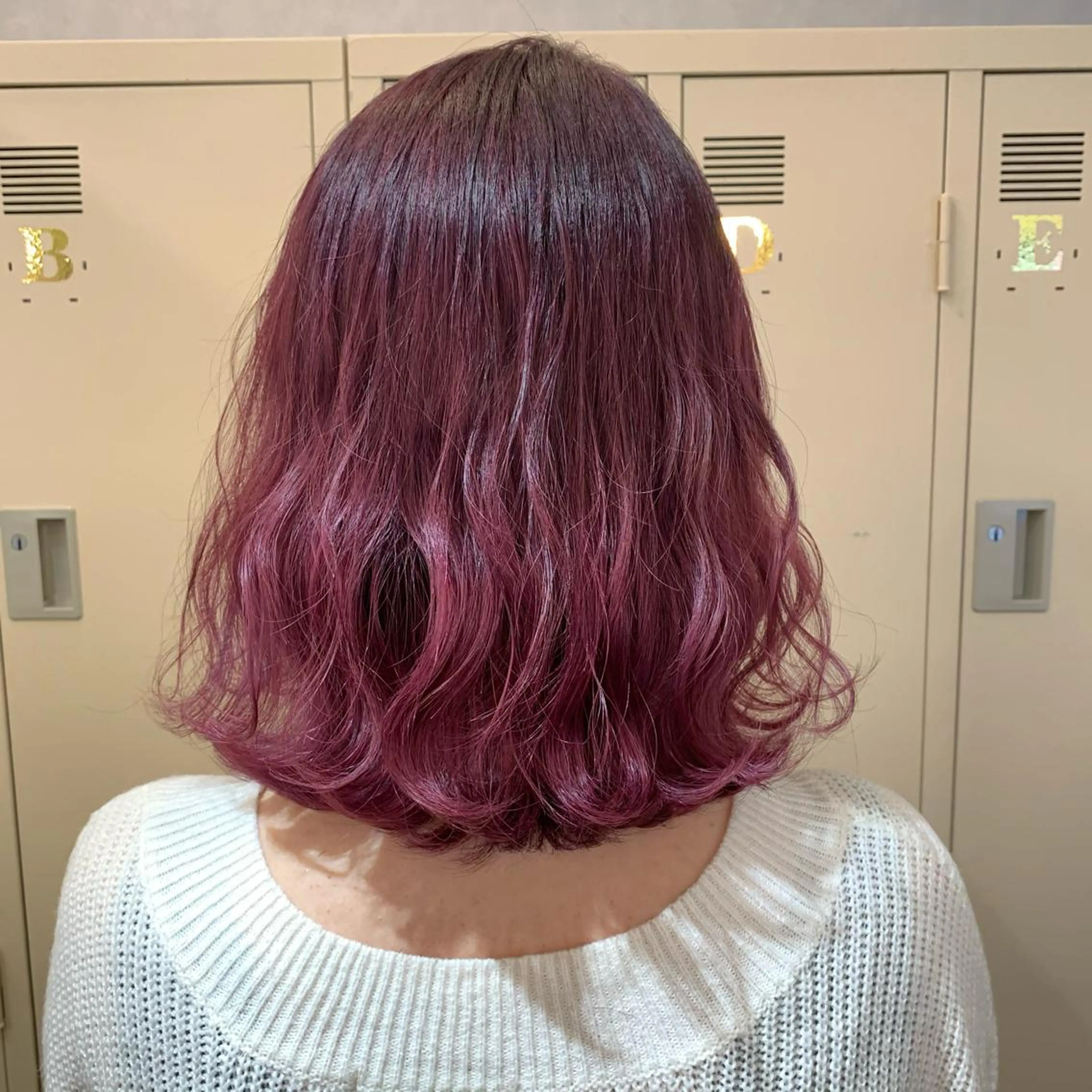 セミロング カラー ヘアアレンジ 代表🎀 ふわモテ愛 され髪🩷yumiのヘアスタイル