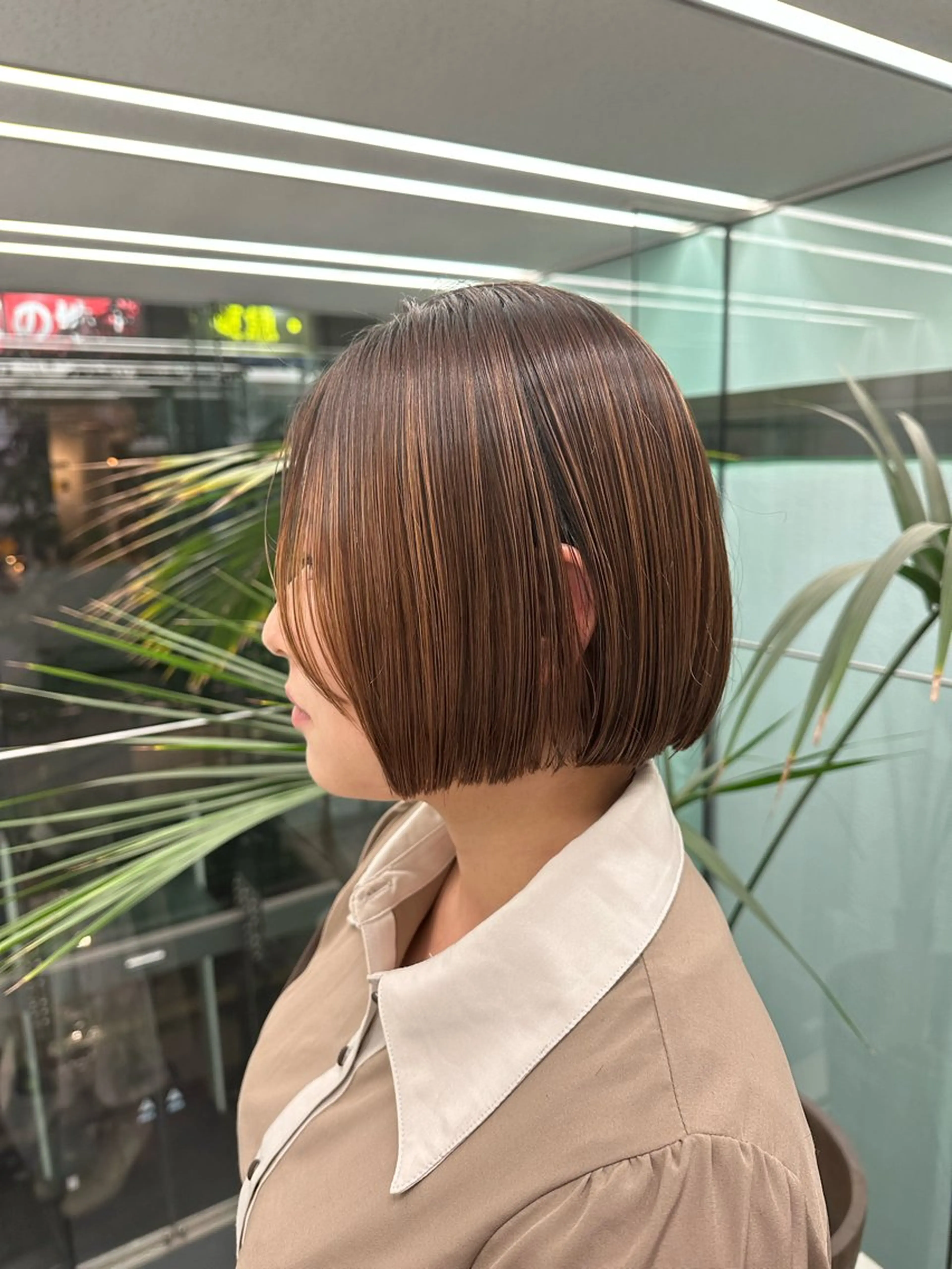 ショート ボブ うざバング BEAUTRIUM 265所属・カットモデル/ 大森弘貴のヘアスタイル