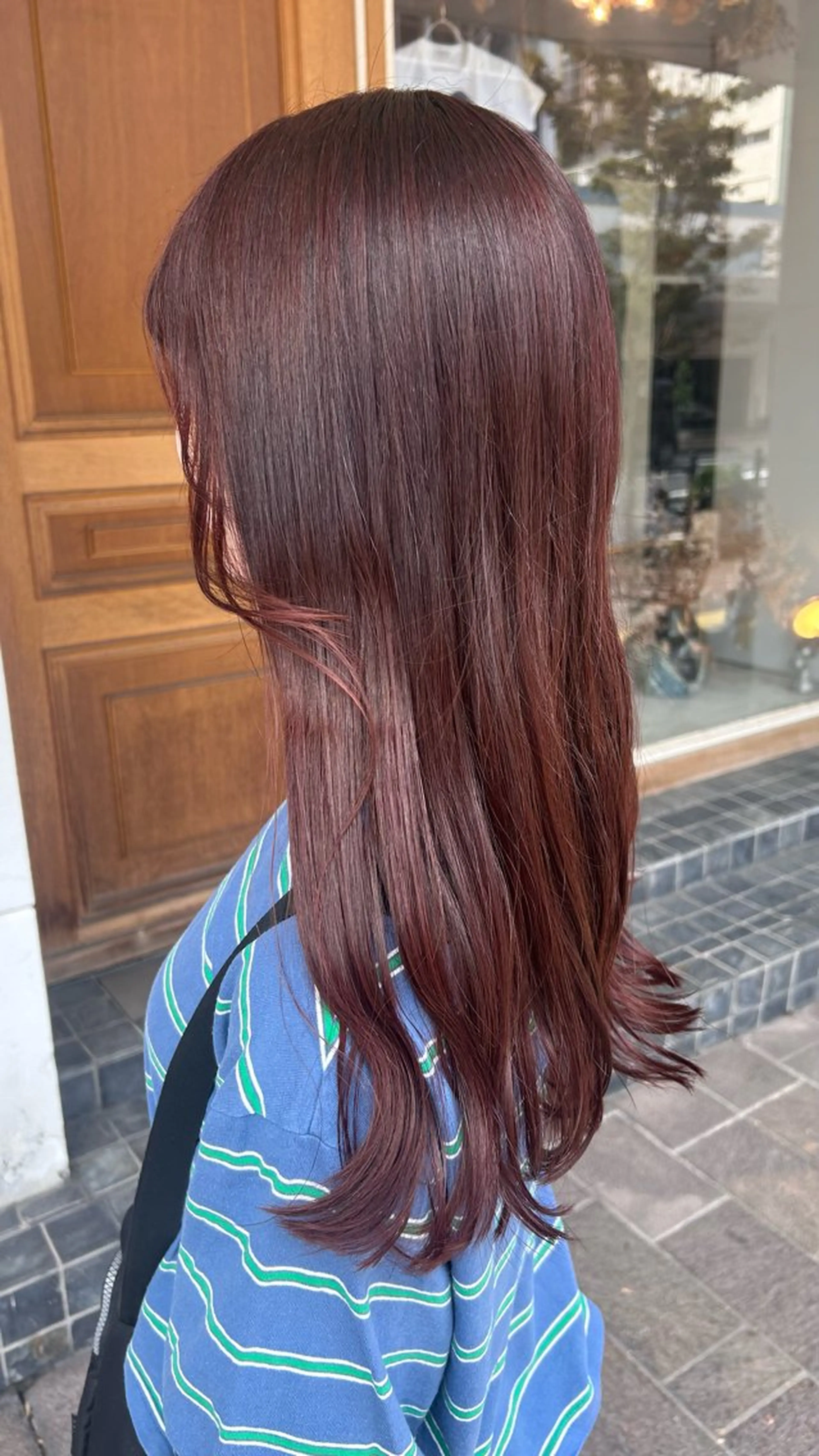 ロング YUKI🎀透明感 カラー/暗髪艶カラーのヘアスタイル