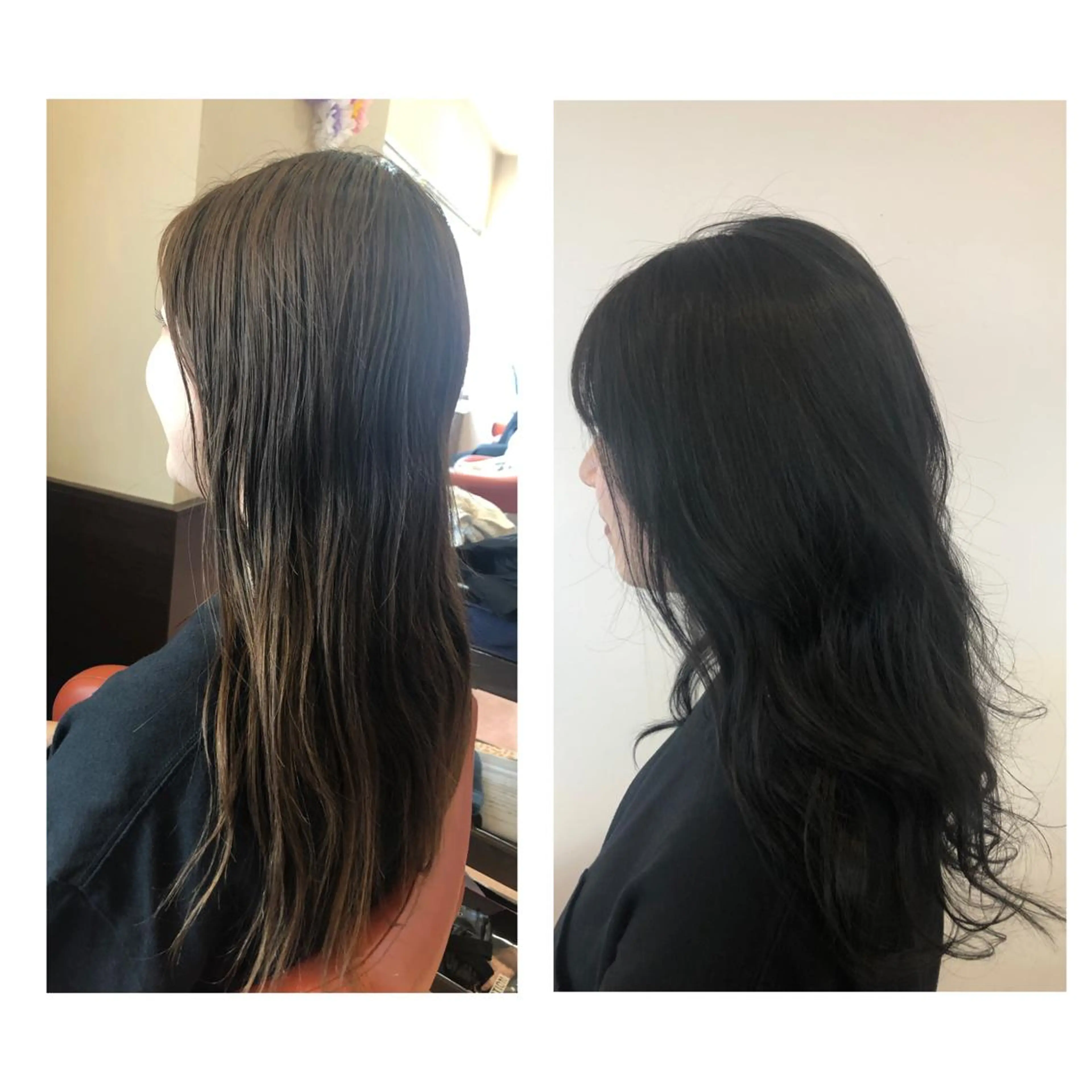 ロング ハイライト やまぐち まりんのヘアスタイル