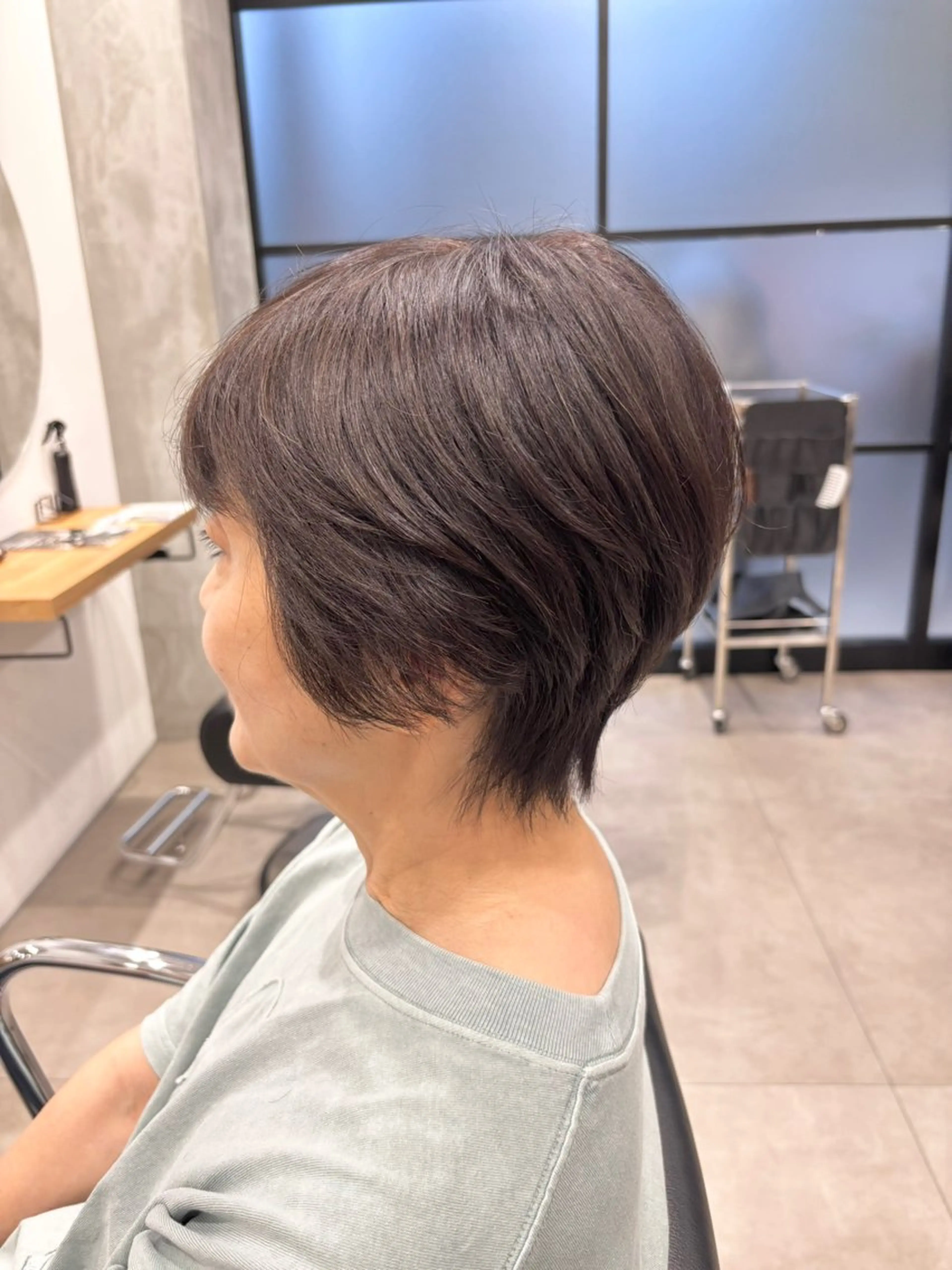 ショート カラー ショートボブ ボブ ショートヘア カット ヘアカラー 花城 沙也加のヘアスタイル