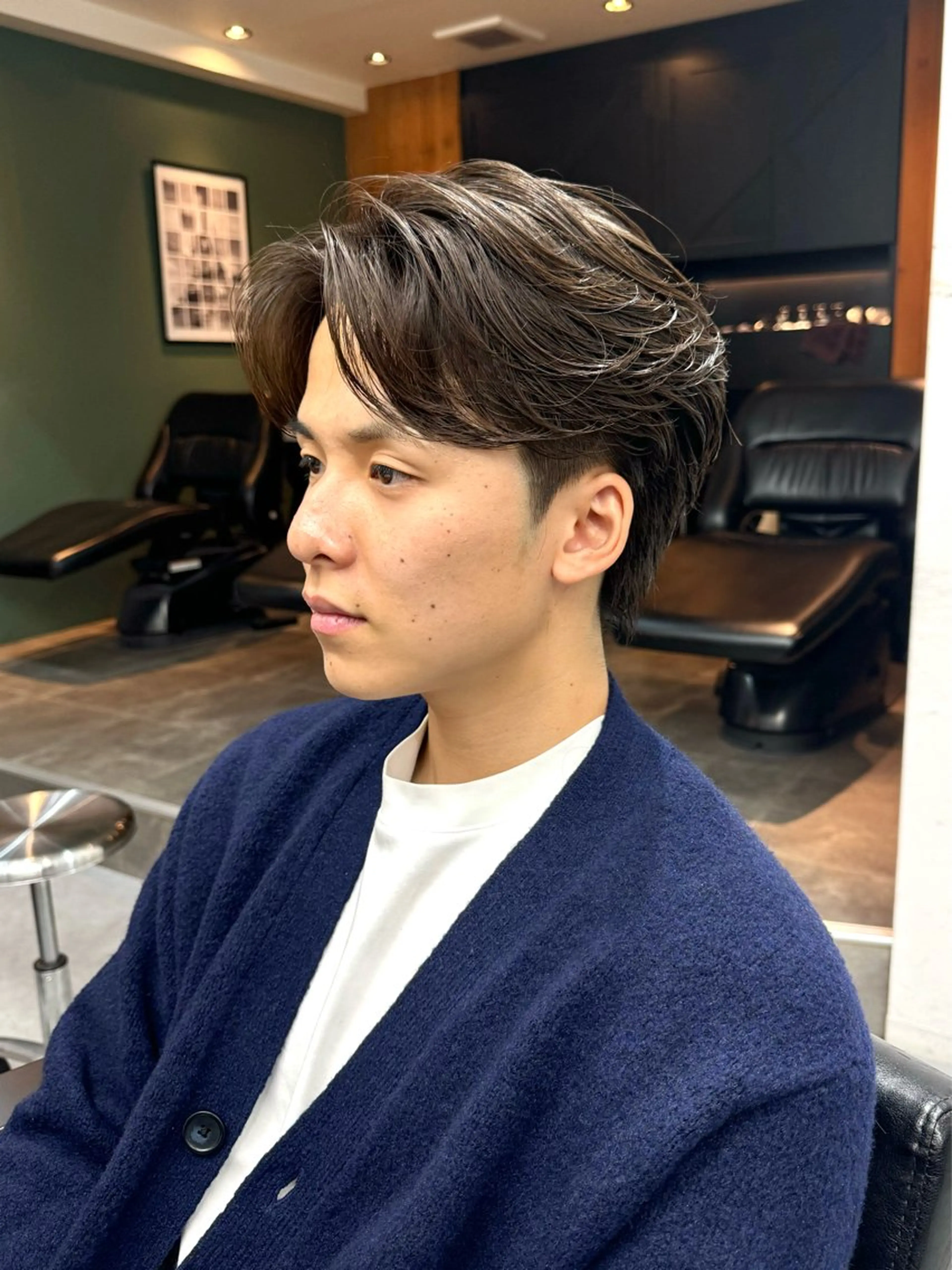 パーマ メンズ メンズパーマ ニュアンスパーマ カット パーマ トリートメント シャドウパーマ/ 波巻パーマYu-Kiのヘアスタイル