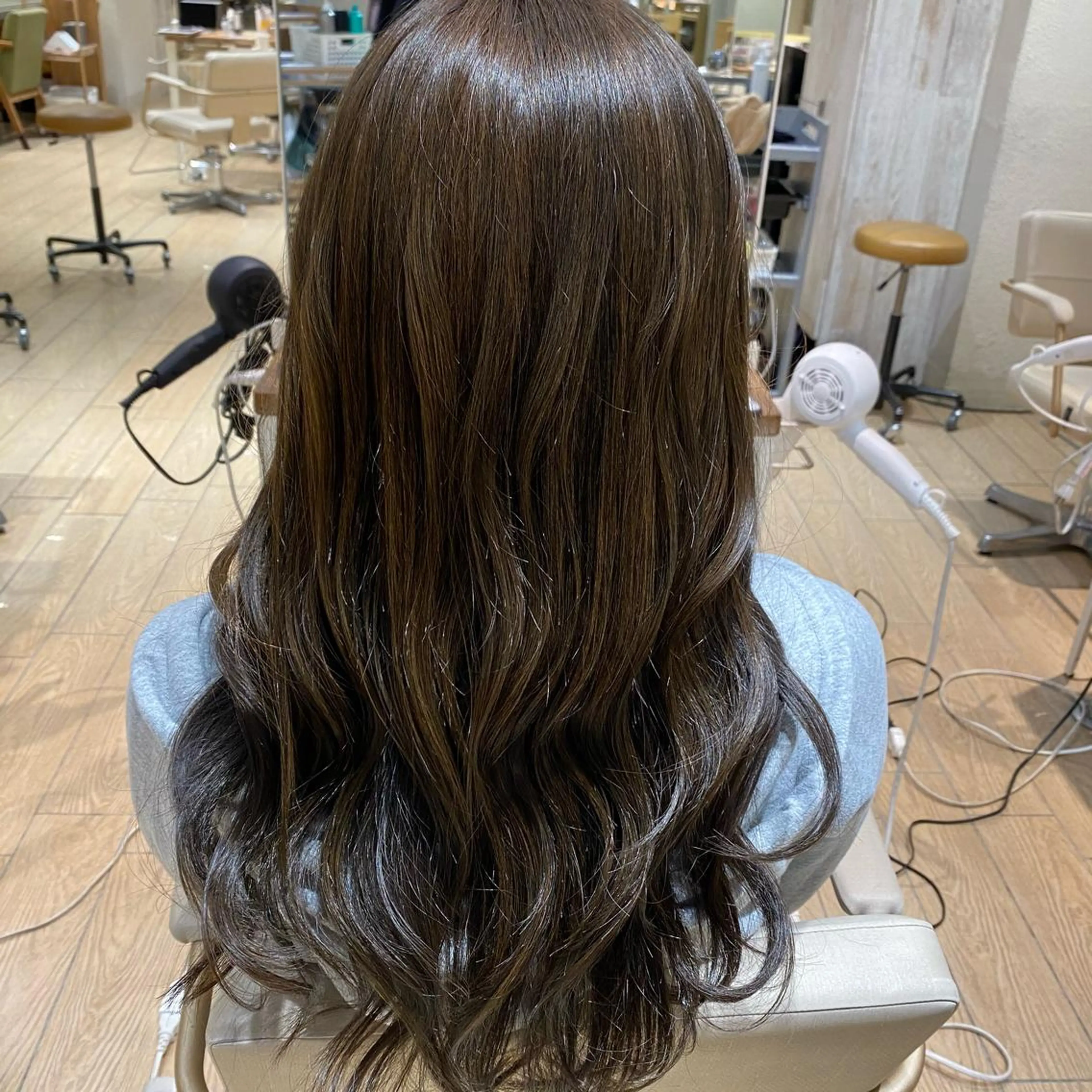 セミロング 顔周り/くびれヘア 韓国ヘア💕風間るなのヘアスタイル