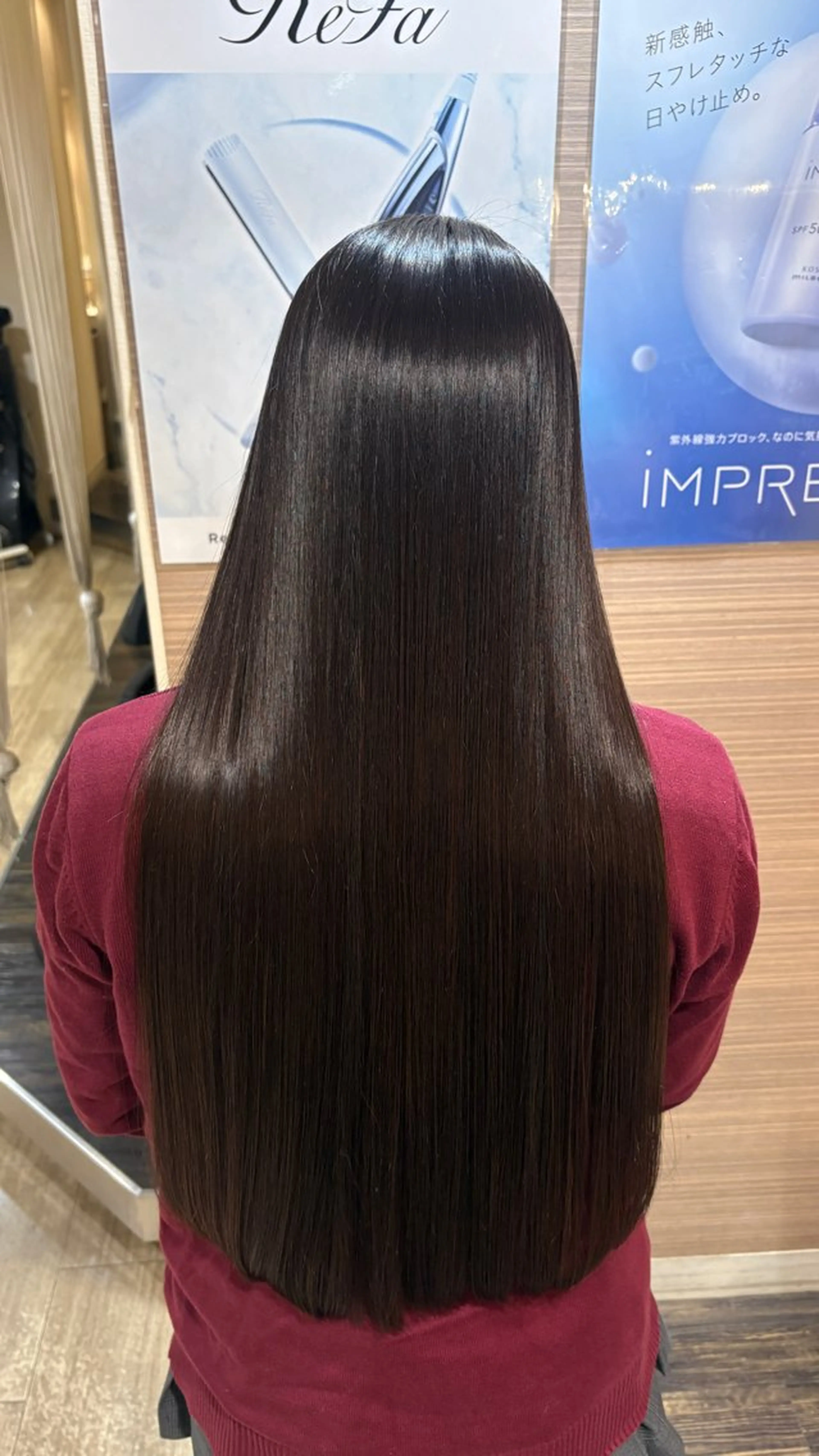 ロング 縮毛矯正 縮毛矯正 鈴木 心花のヘアスタイル