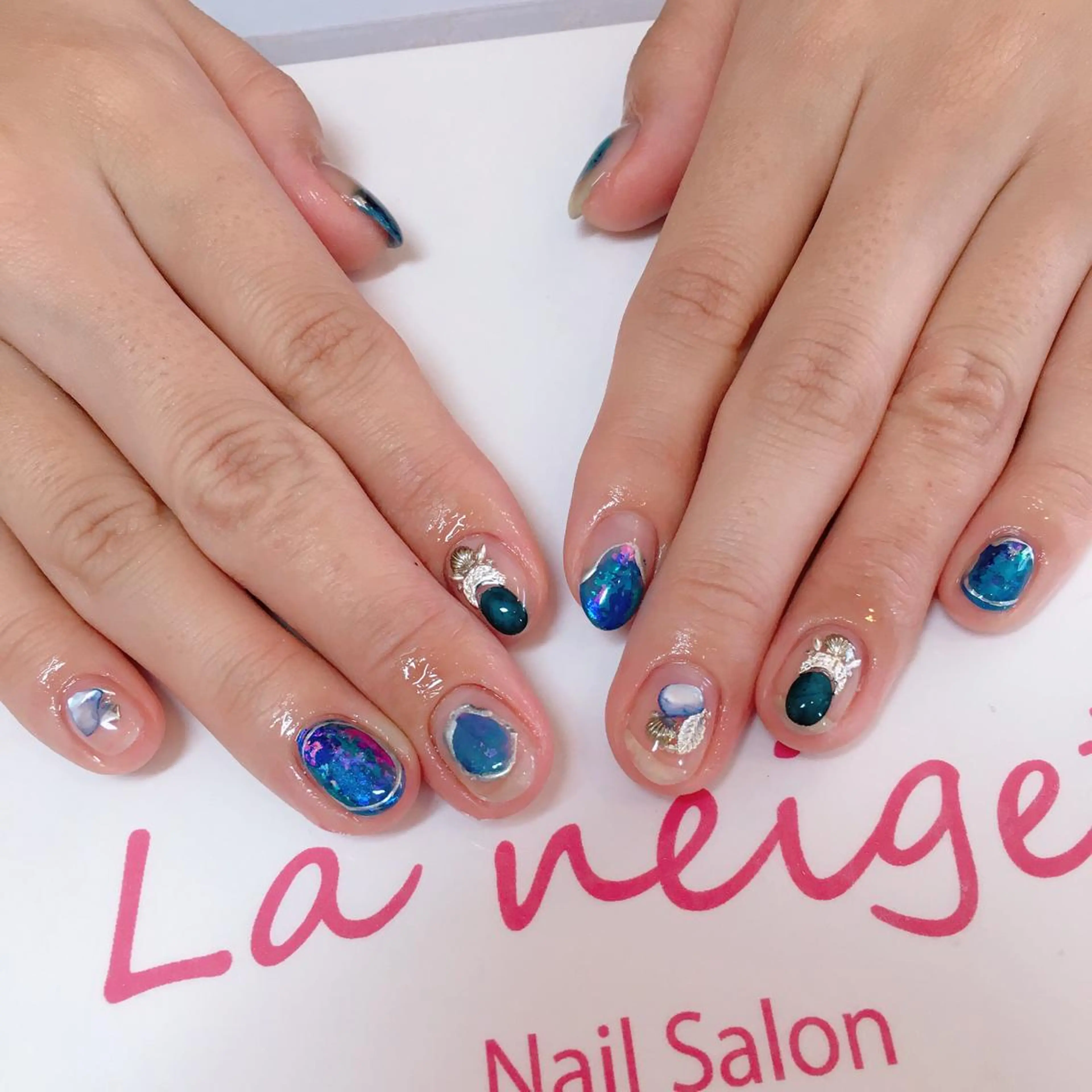 ネイル La neige* yuki 🥯🍑のネイルデザイン