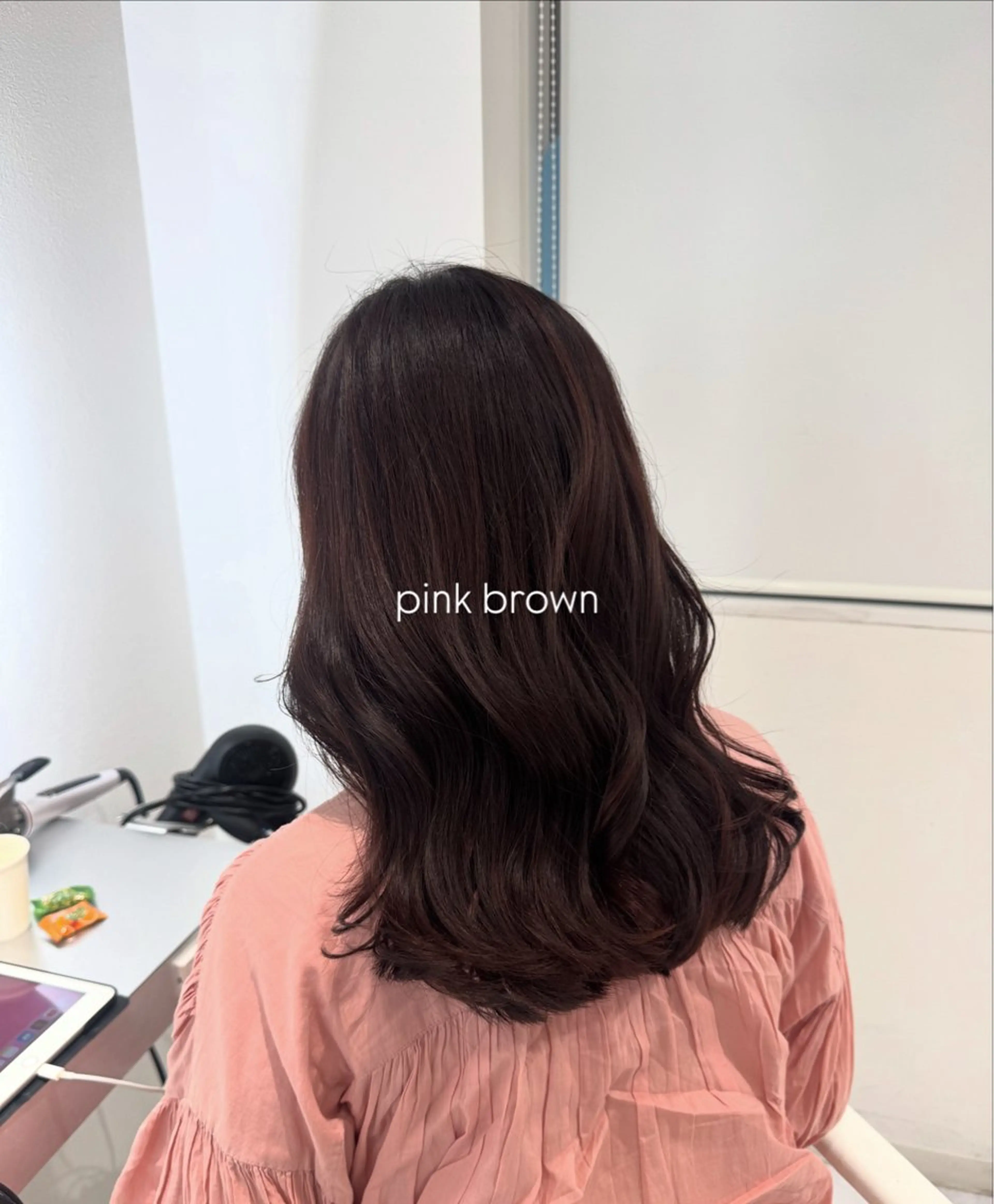 ミディアム カラー ヘアカラー rina/無料 レイヤーカット/上野のヘアスタイル