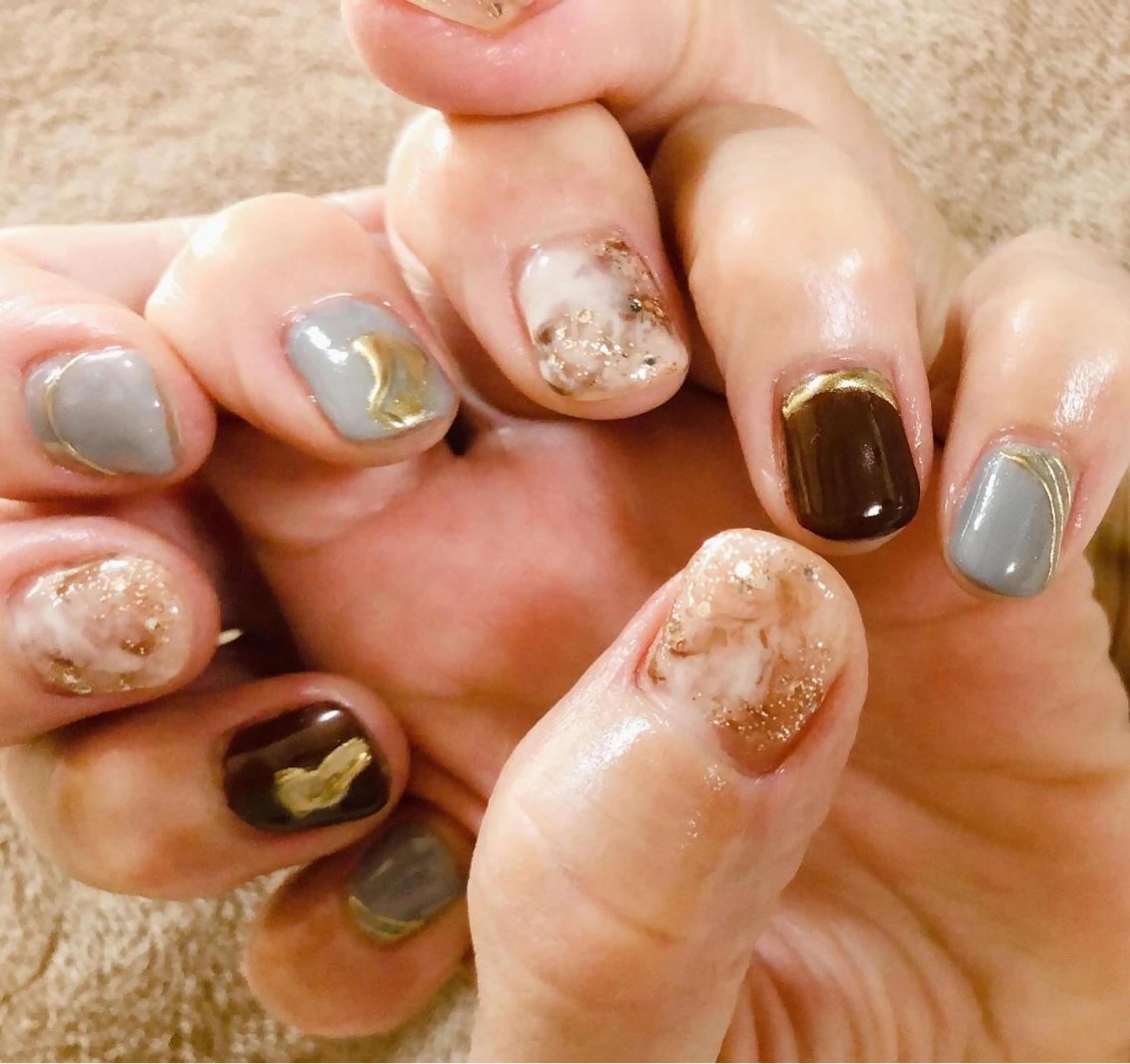 ネイル ニュアンスネイル 山口 朋希のネイルデザイン