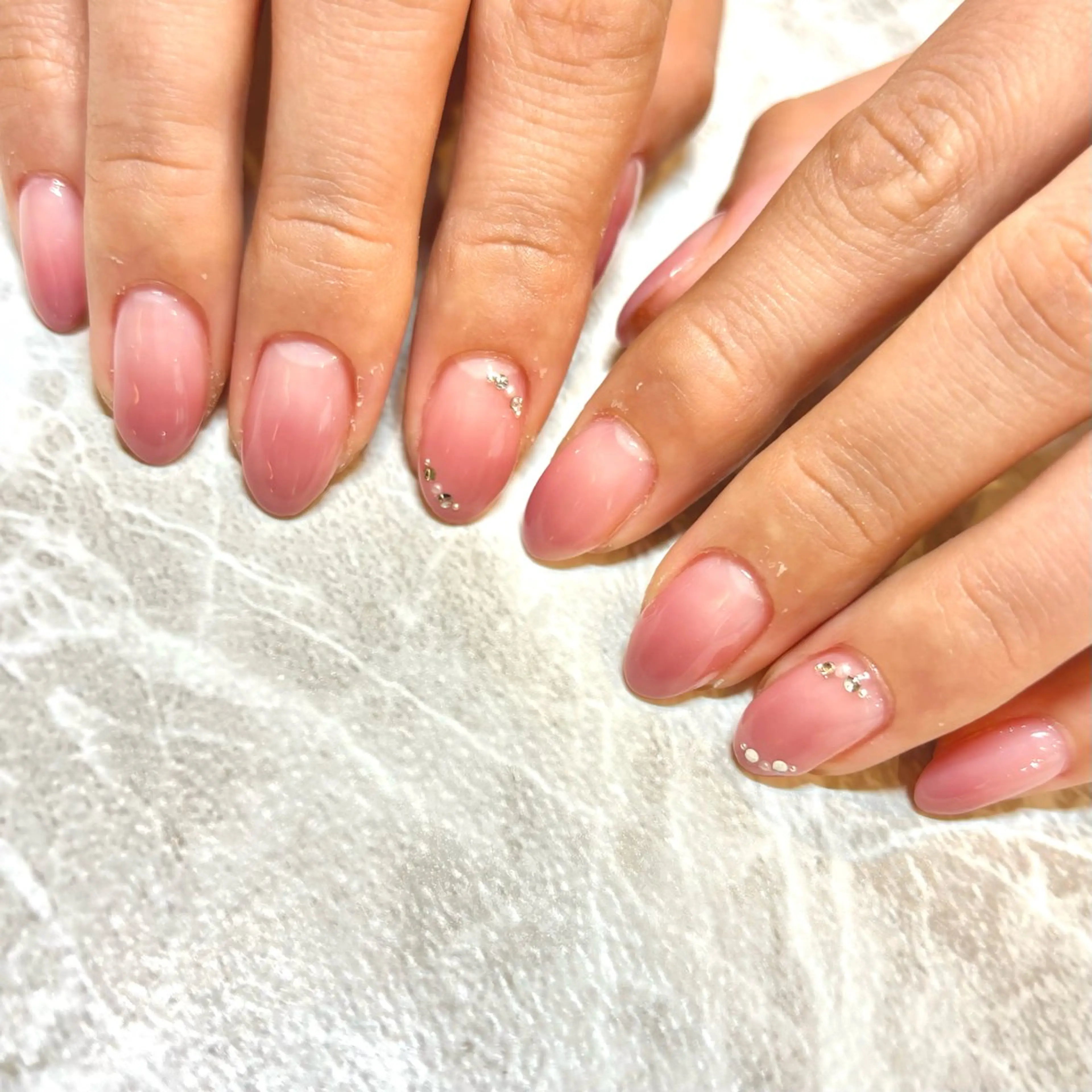 ネイル グラデーション ピンク SEPT NAIL こばやしのネイルデザイン