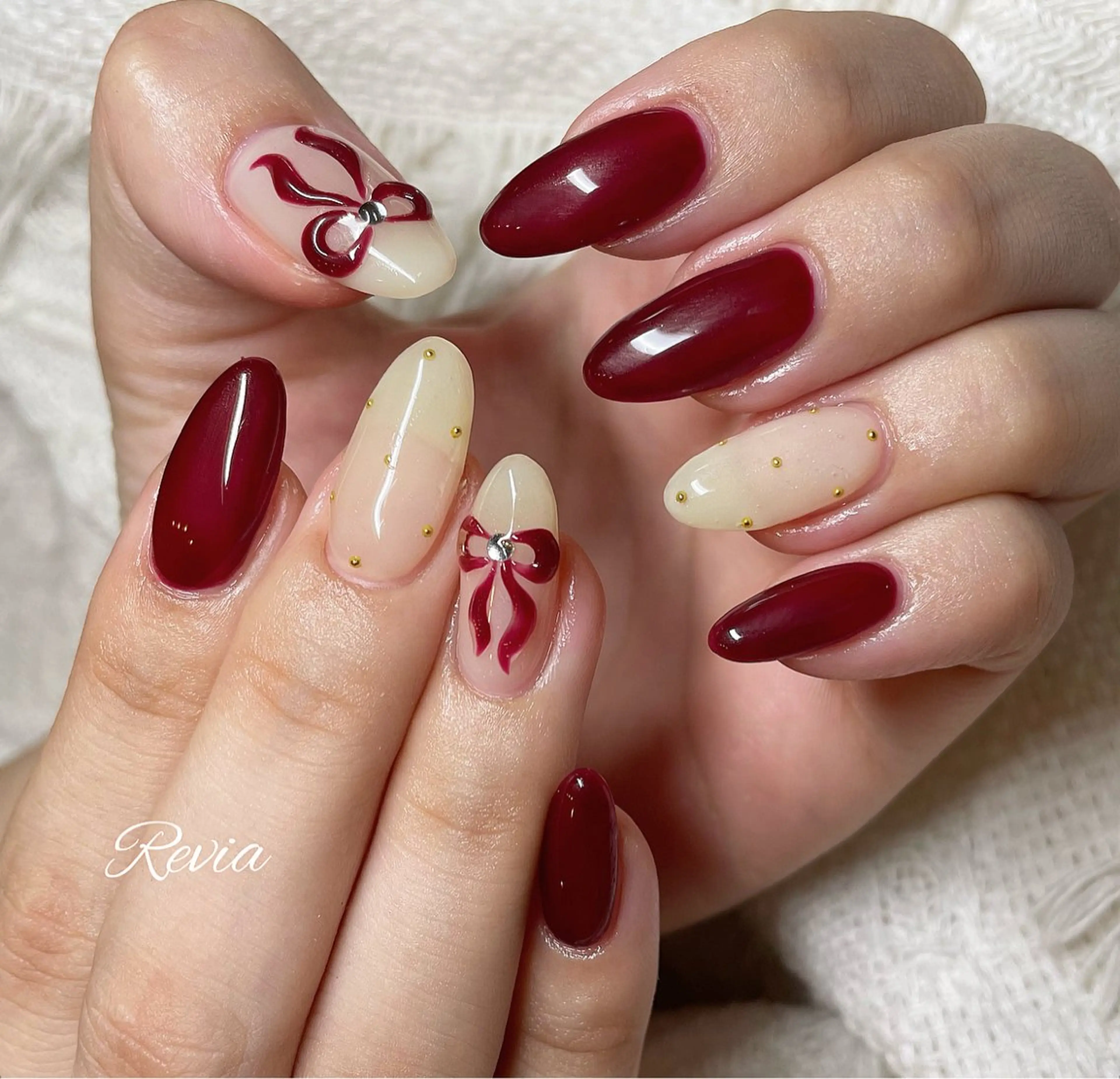 ネイル ハンドネイル revia所属・ERI Nailistのネイルデザイン