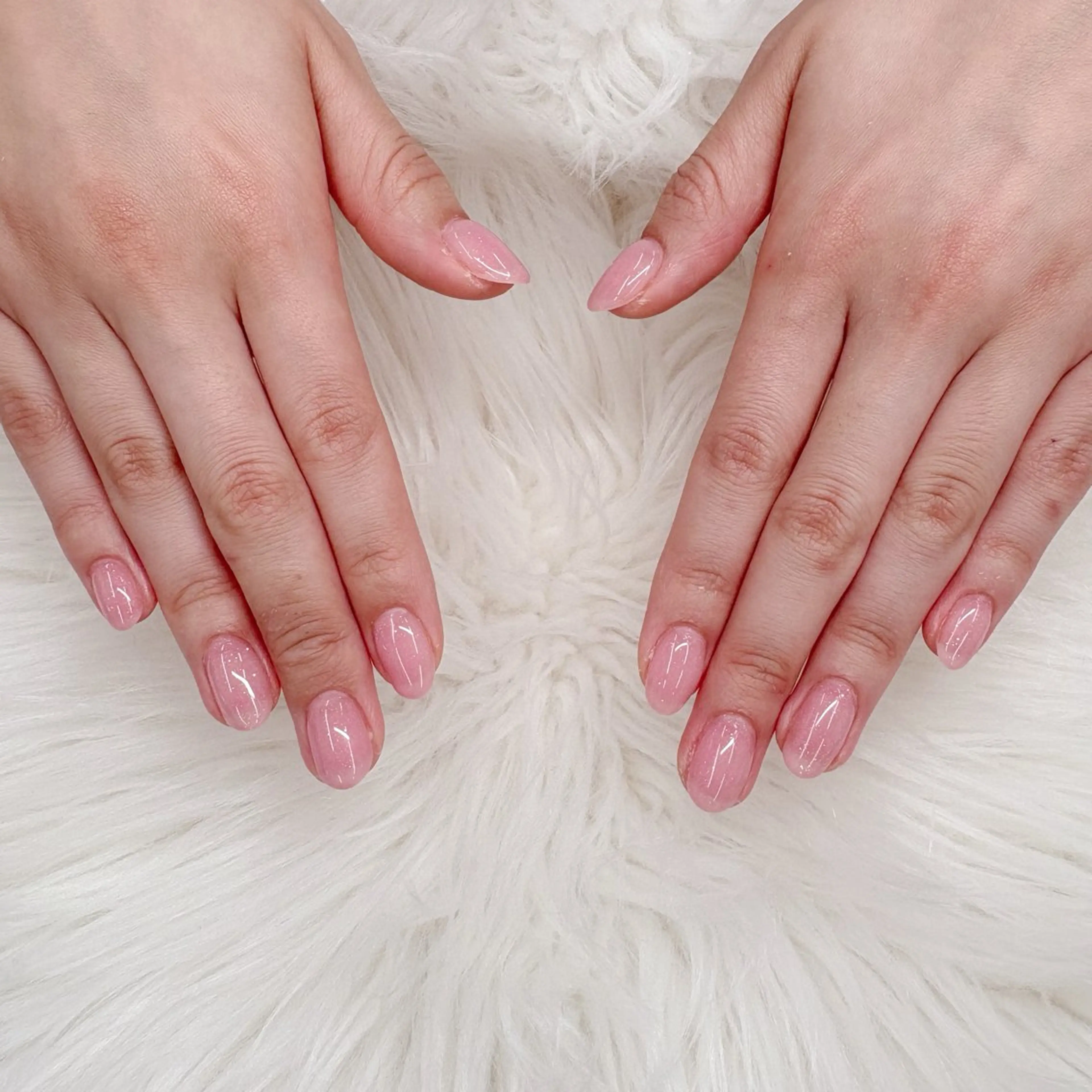 ネイル ピンク ハンドネイル エリクサーネイル池袋 大谷のネイルデザイン