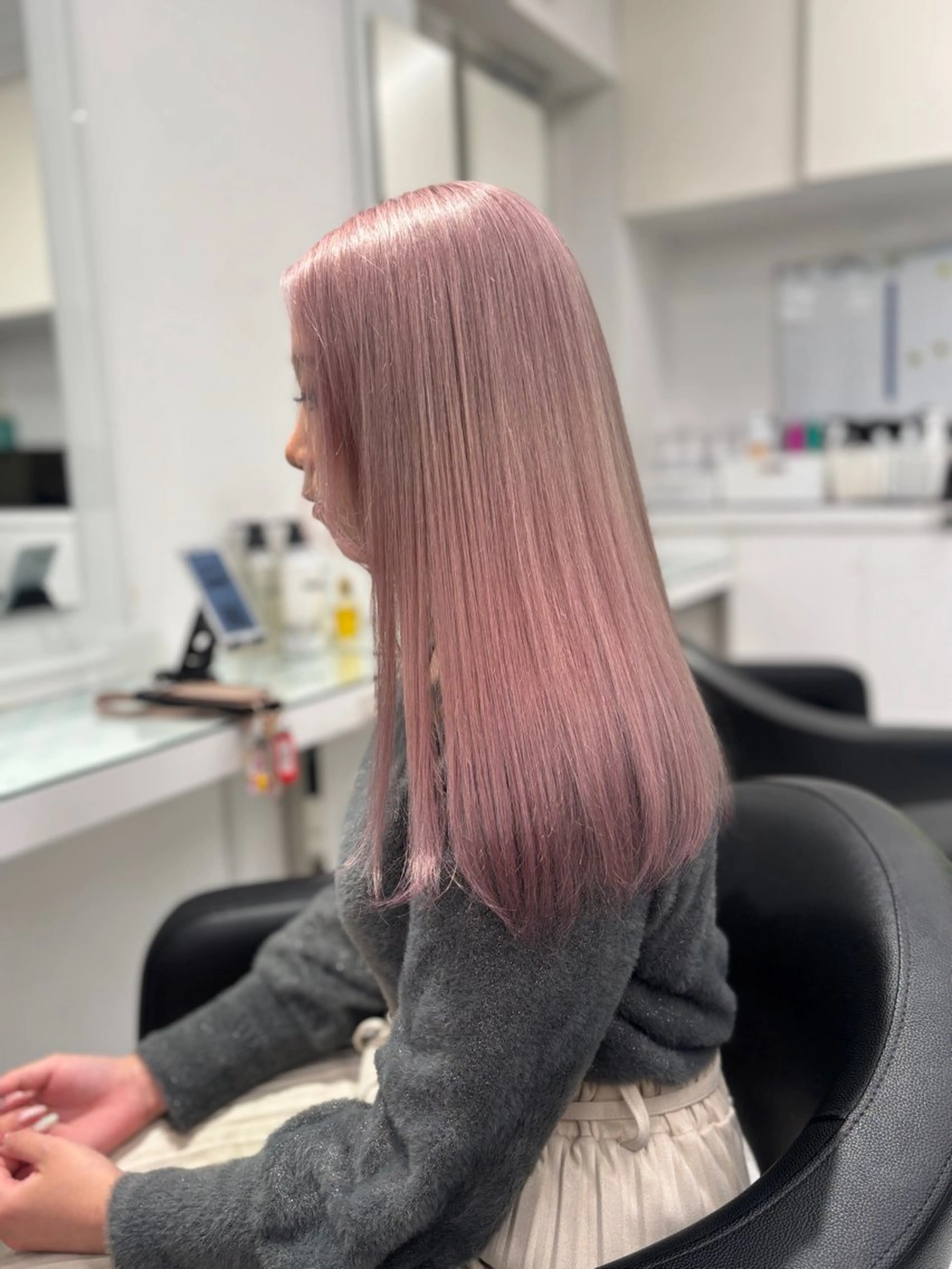 ロング カラー 💖ミルクティー💖 あかり💖のヘアスタイル