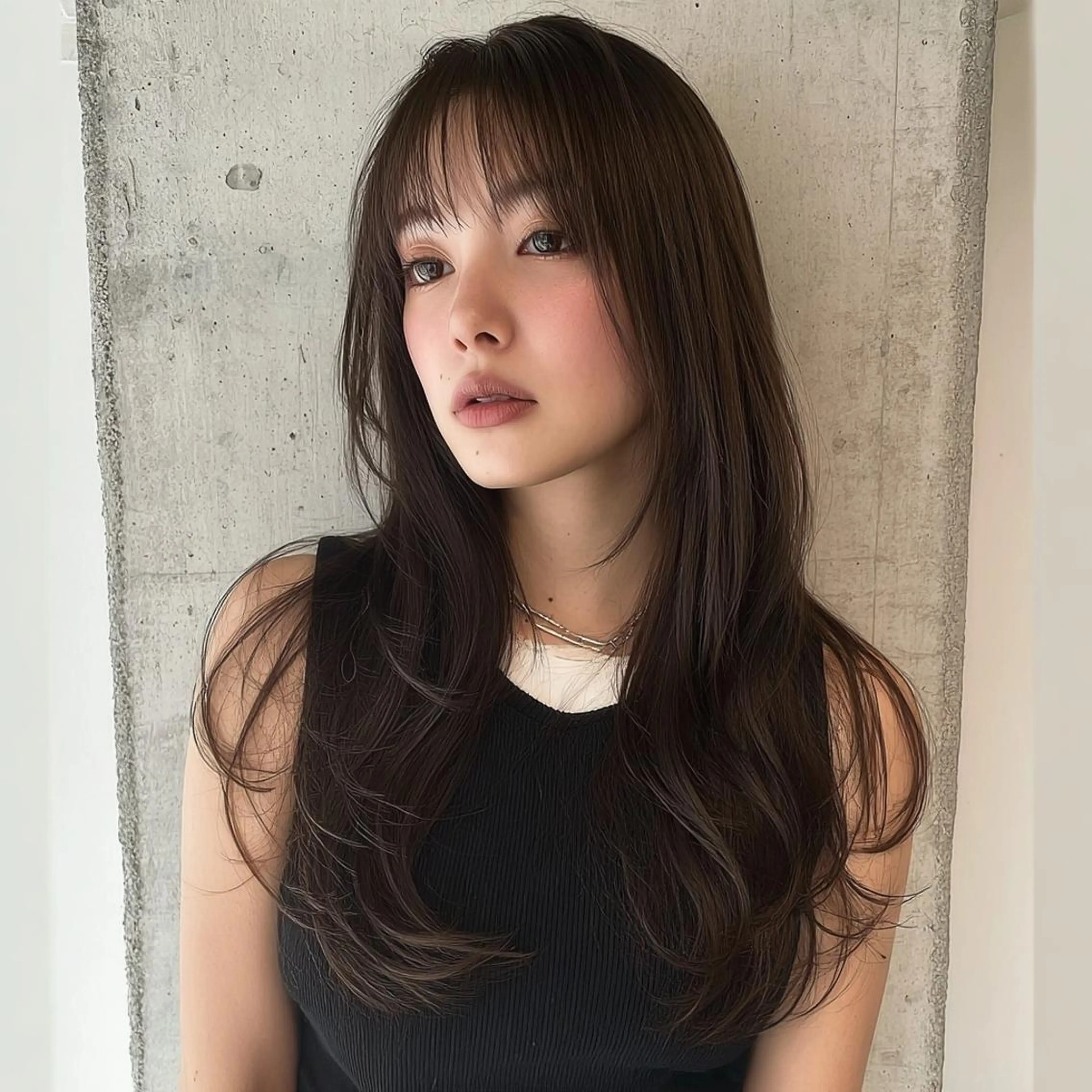 ロング ブリーチなし透明感 カラー✨横山 佳希のヘアスタイル