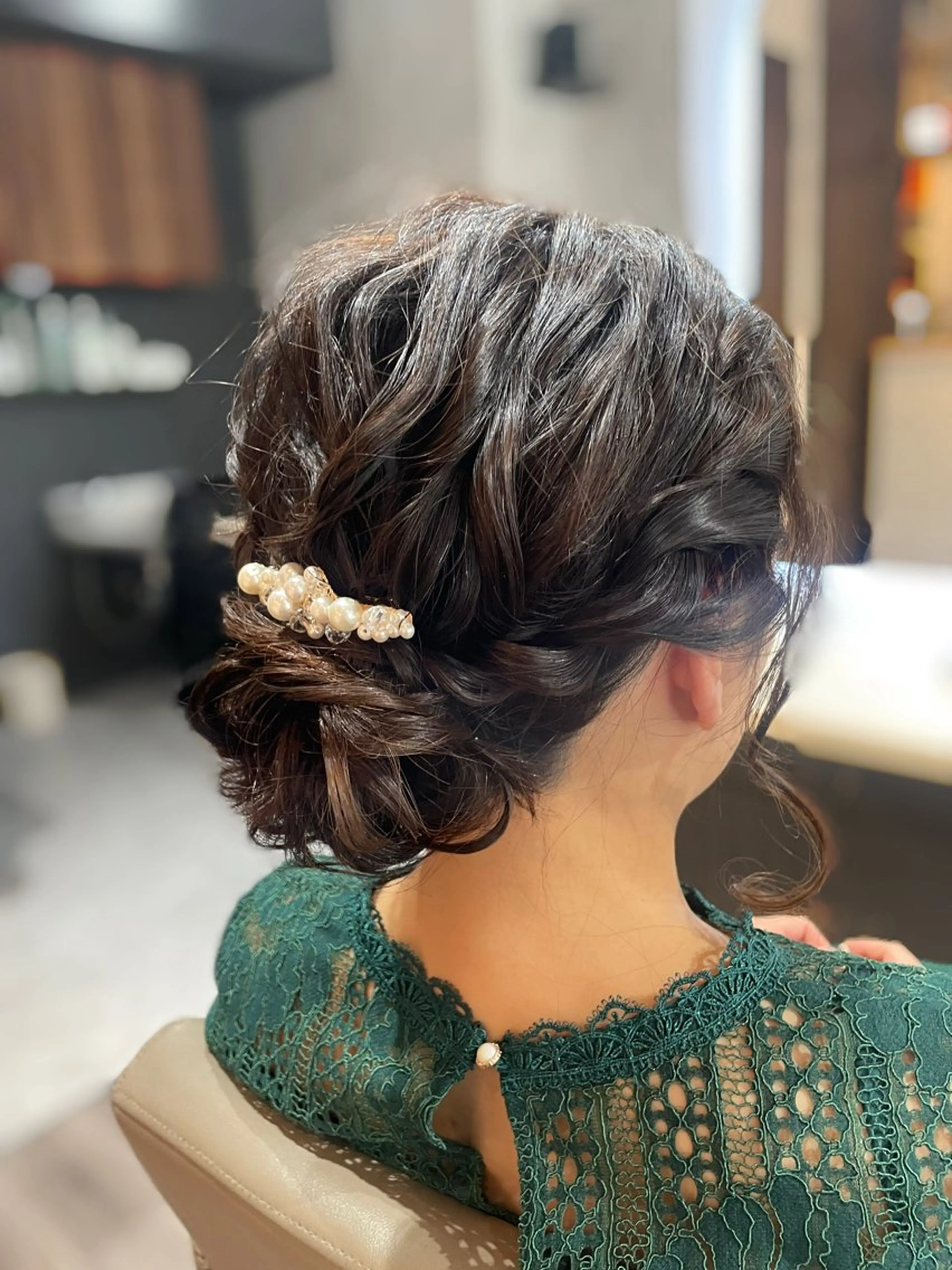 ヘアアレンジ 結婚式・ブライダル ヘアセット Noe' Akariのヘアスタイル