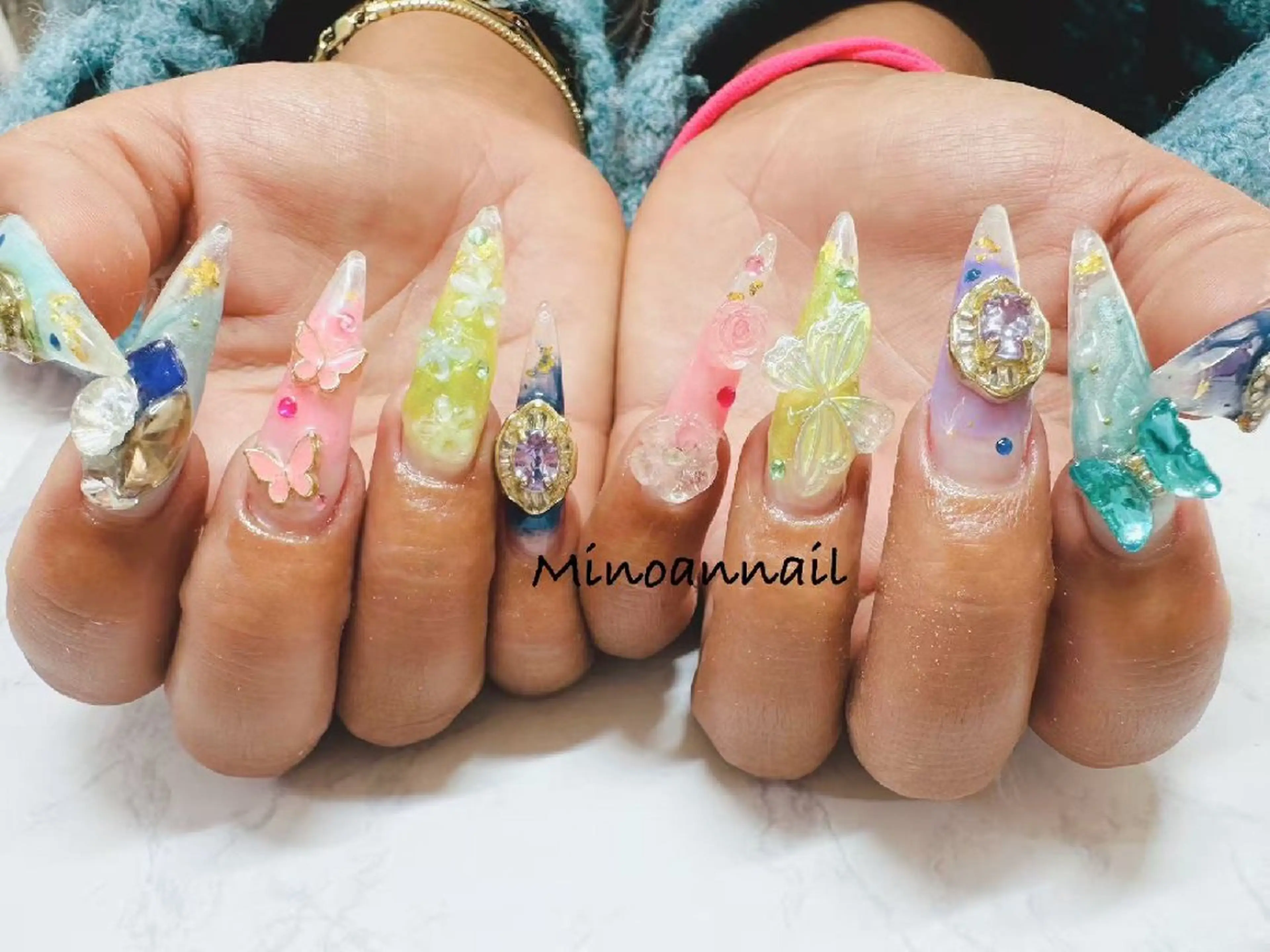 ネイル 春ネイル ❤minoannai メトロポリタン前店のネイルデザイン