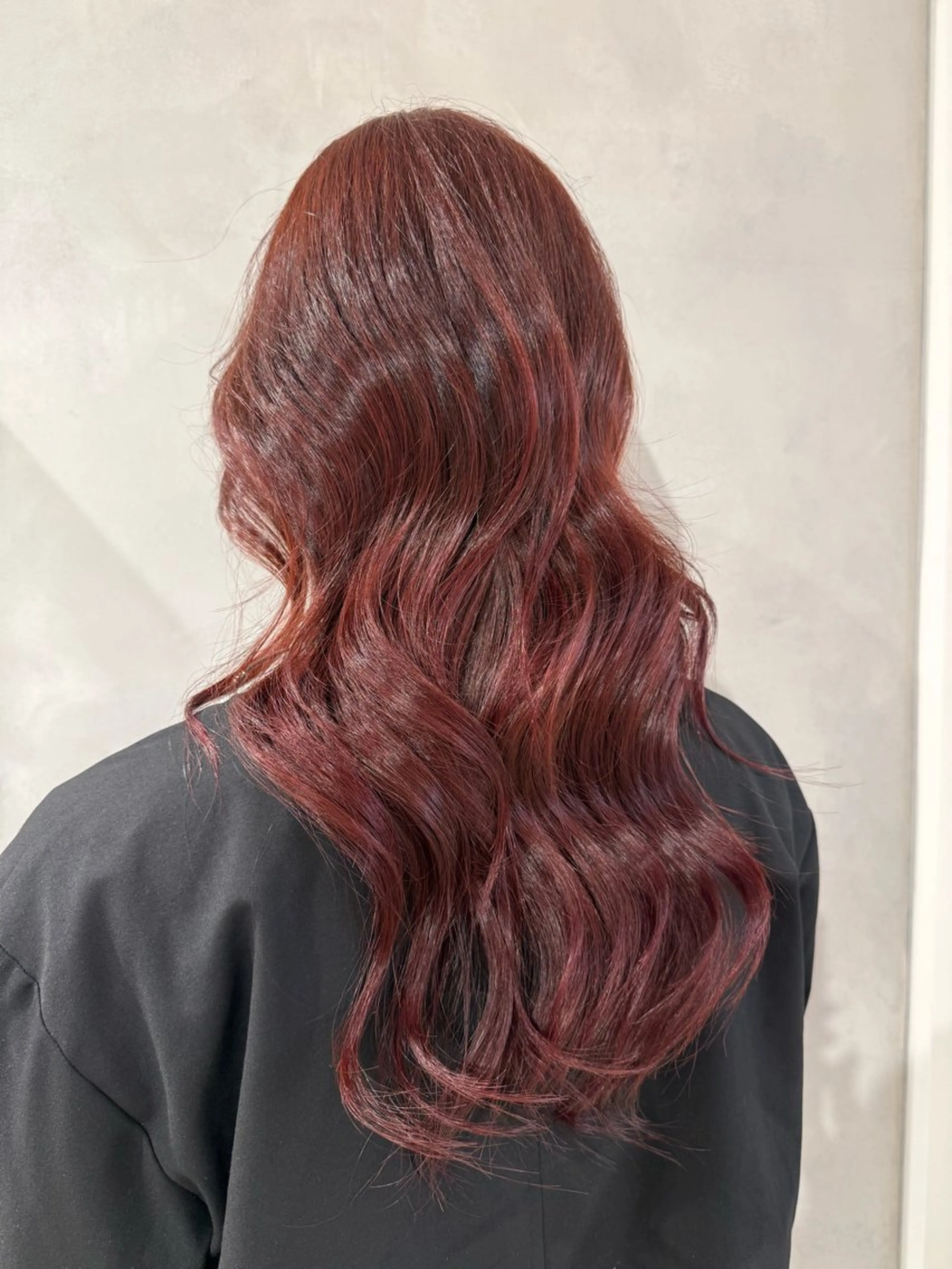 ロング カラー ヘアカラー 渋谷レイヤーカット/ 暖色艶カラー🩵高橋のヘアスタイル