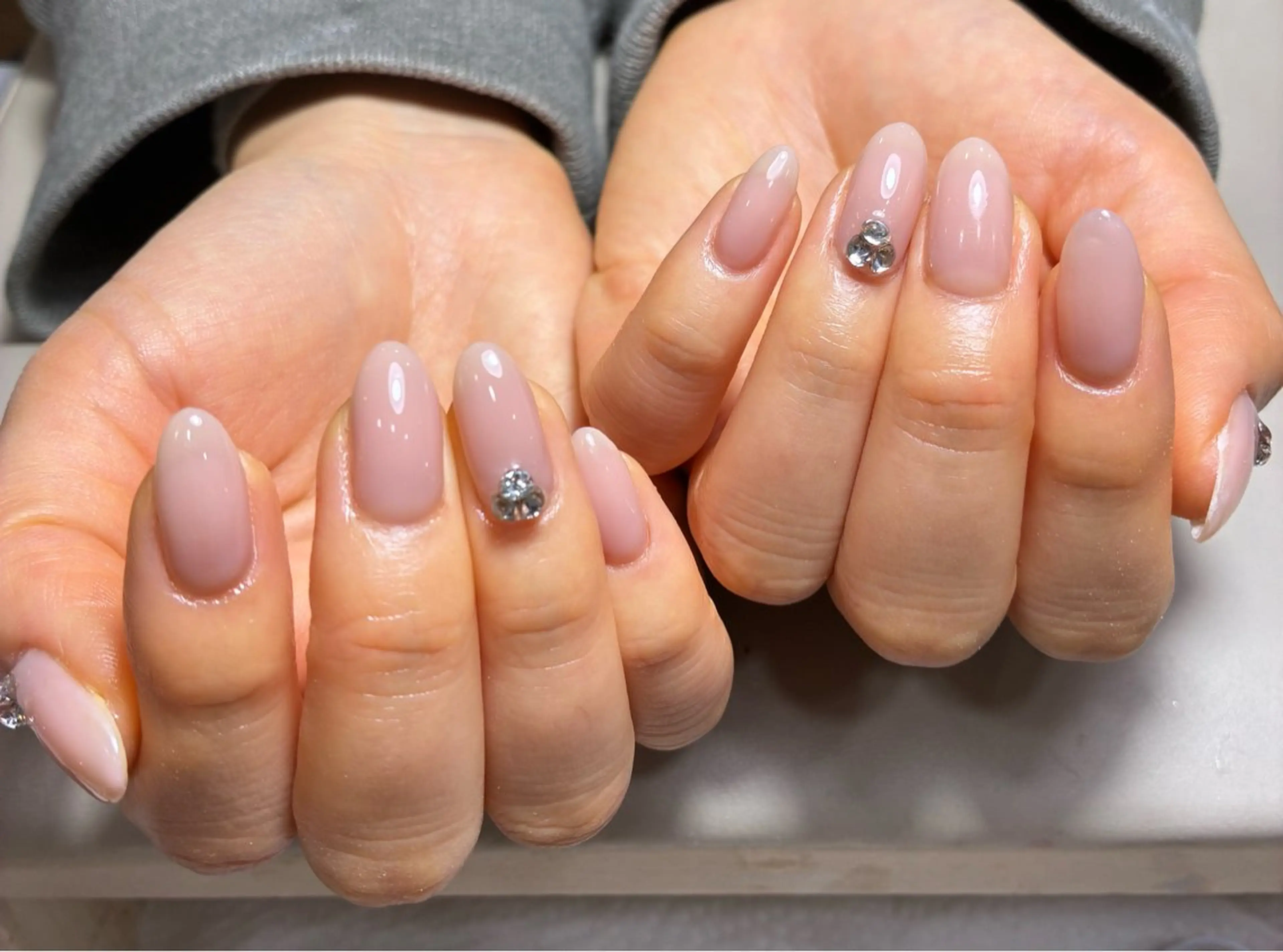 ネイル ワンカラーネイル KA Linのネイルデザイン