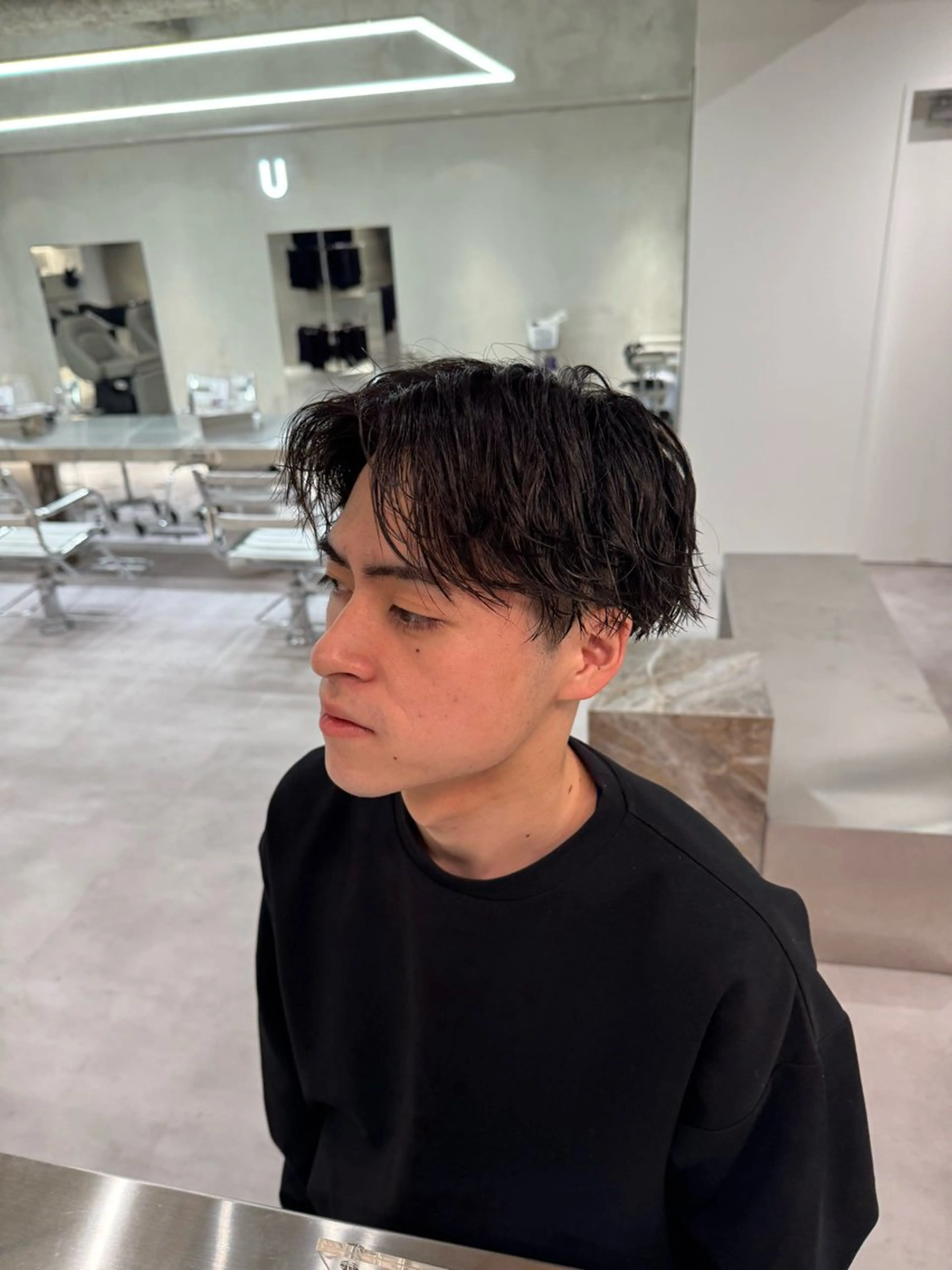 パーマ メンズ ブリーチ/パーマ特化 片平和寿のヘアスタイル