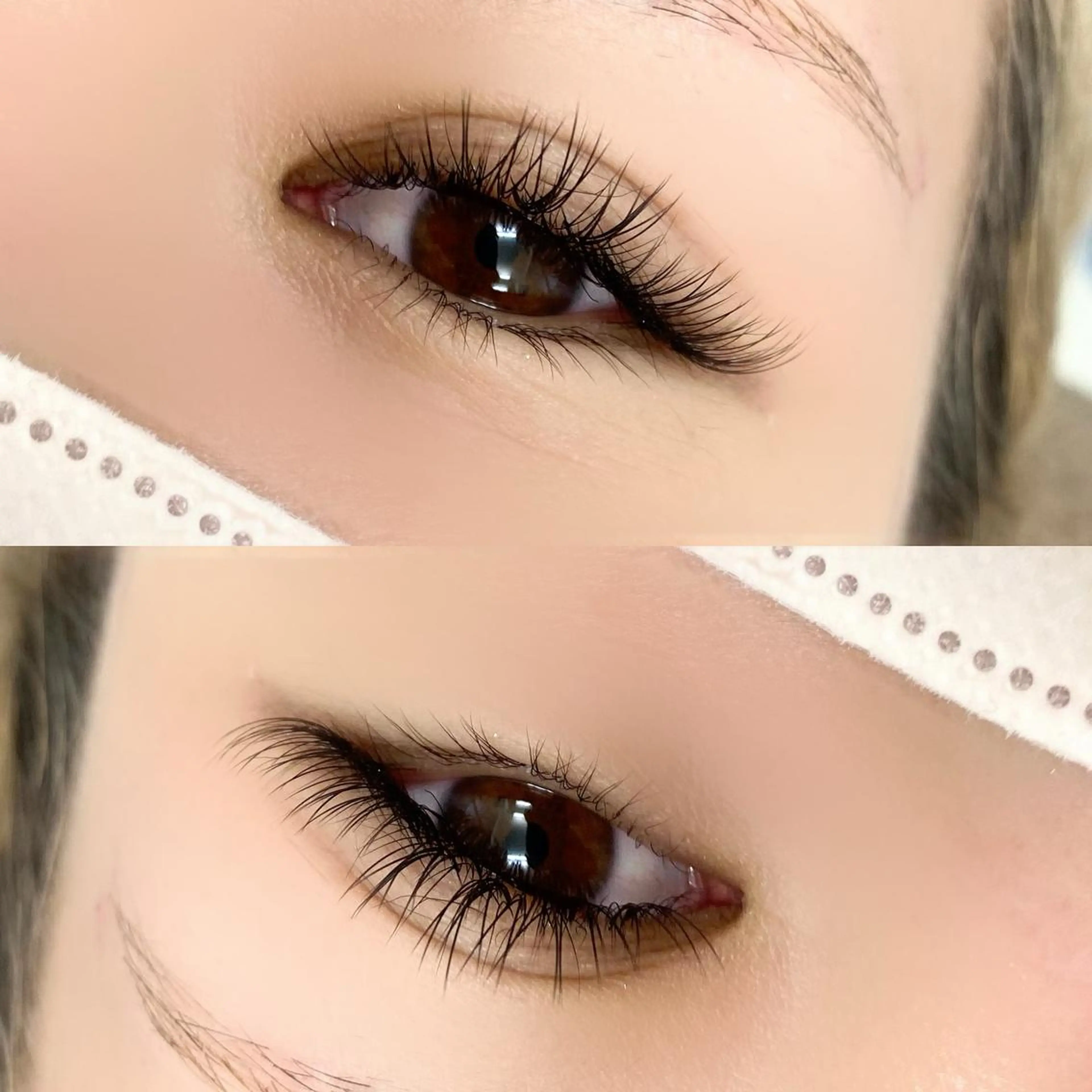 ダブルフラットラッシュ120本(片目30束/両目60束)【アイシャンプー 、コーティング付】の写真