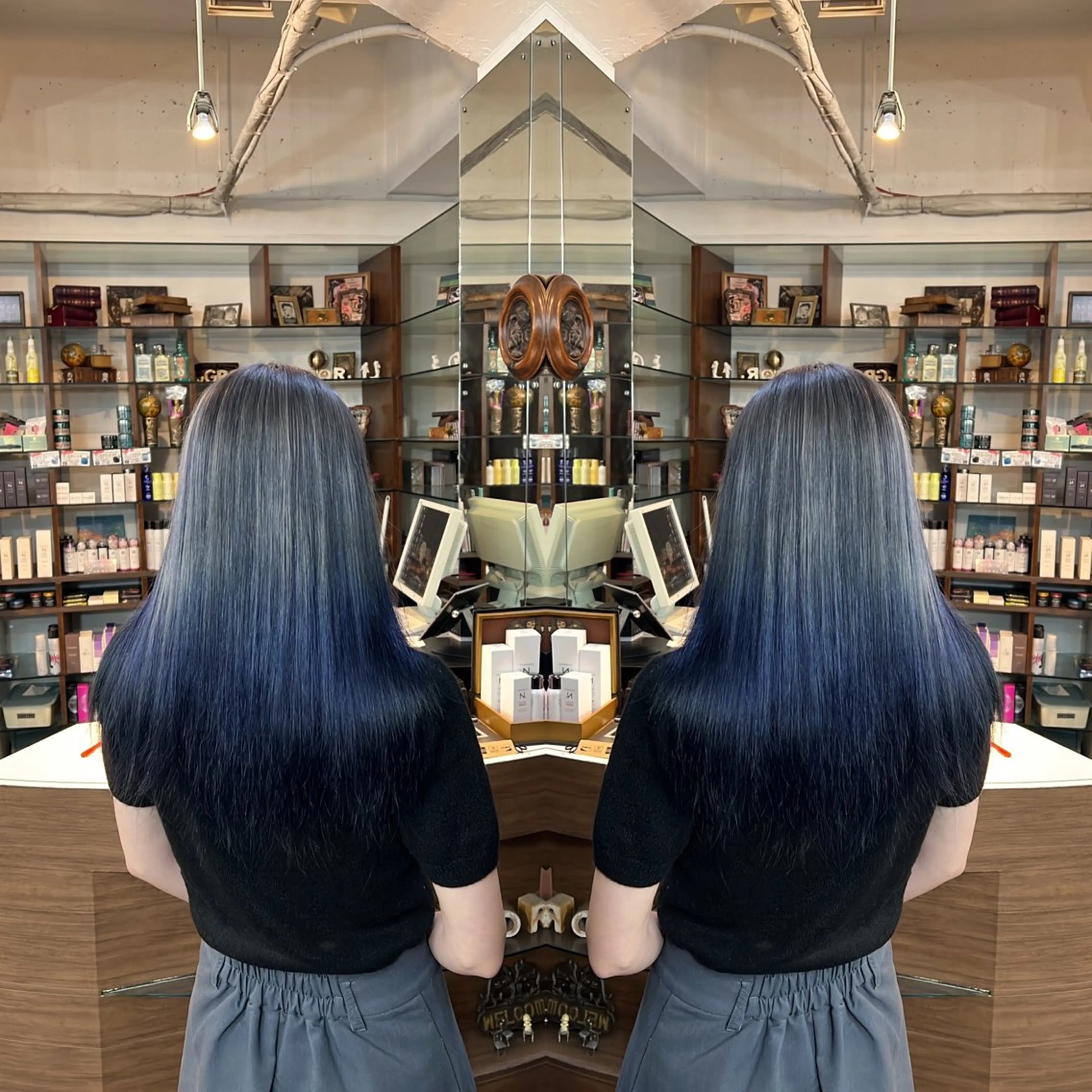 ロング カラー レイヤー/ボブ/ ミニボブ/AOIのヘアスタイル