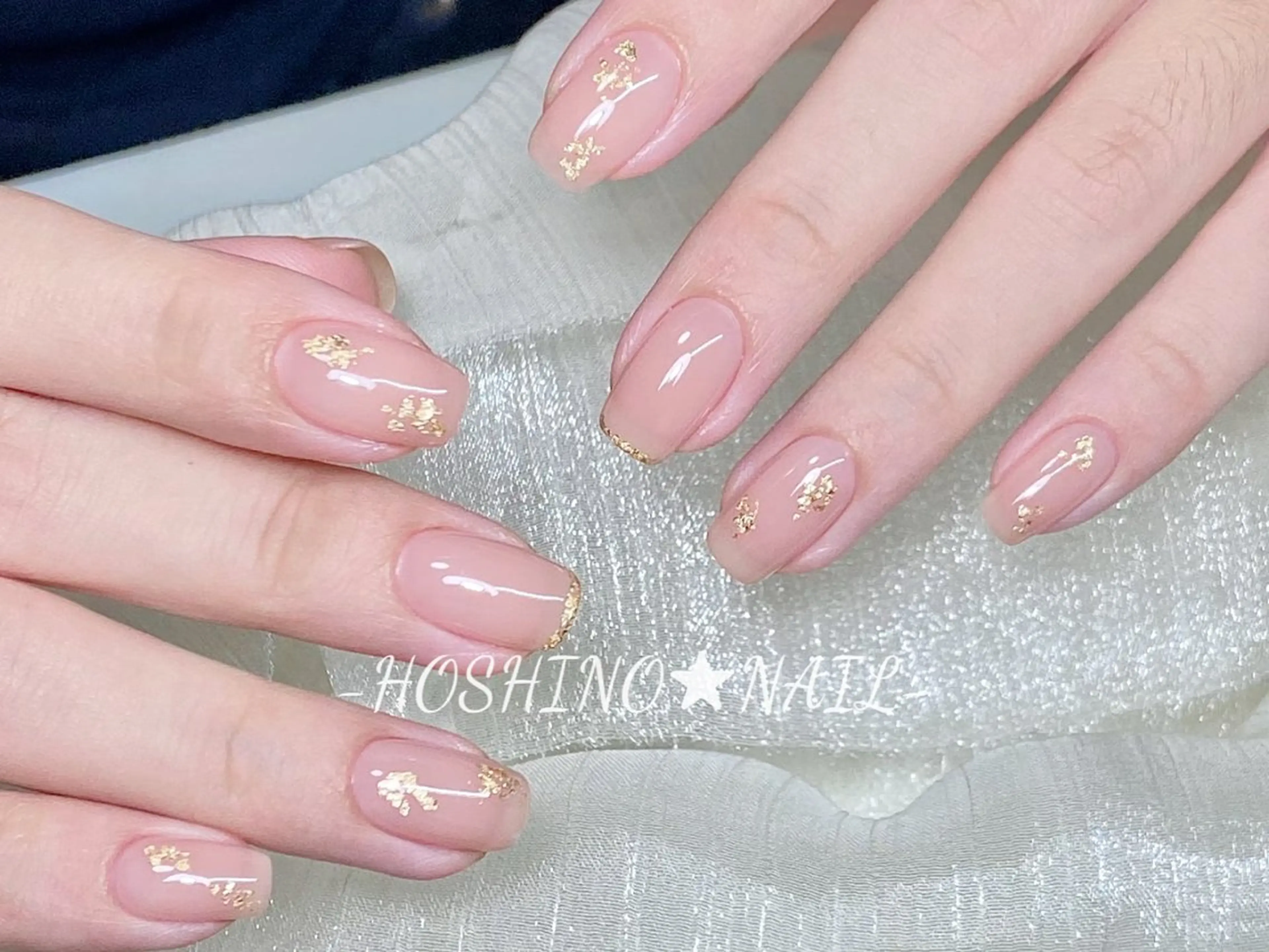 ネイル オーロラネイル チークネイル ドット フットネイル フレンチネイル ハンドネイル ★HOSHINO NAIL★新宿店のネイルデザイン