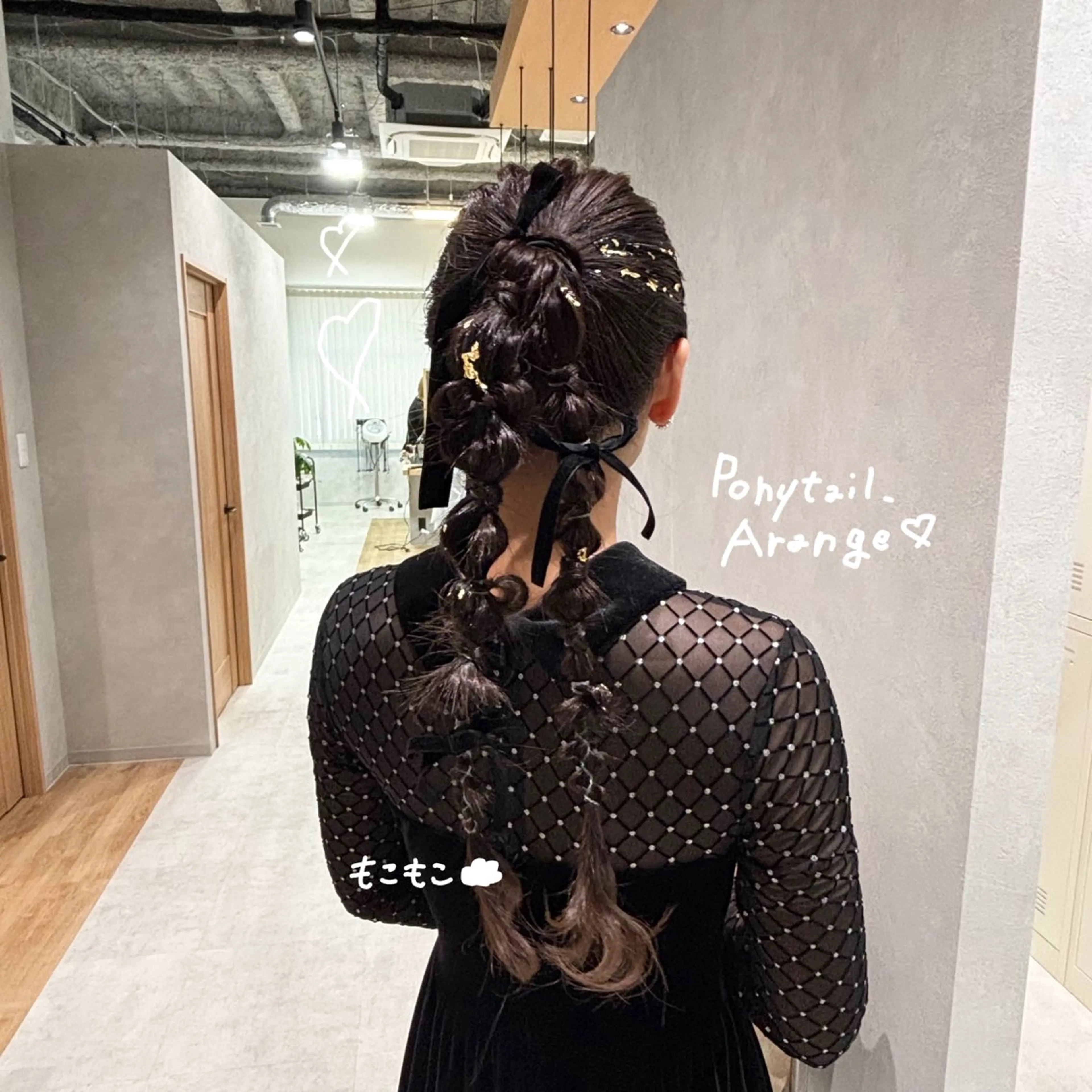 ロング ヘアアレンジ ポニーテール ヘアセット regalo Acari🍎のヘアスタイル