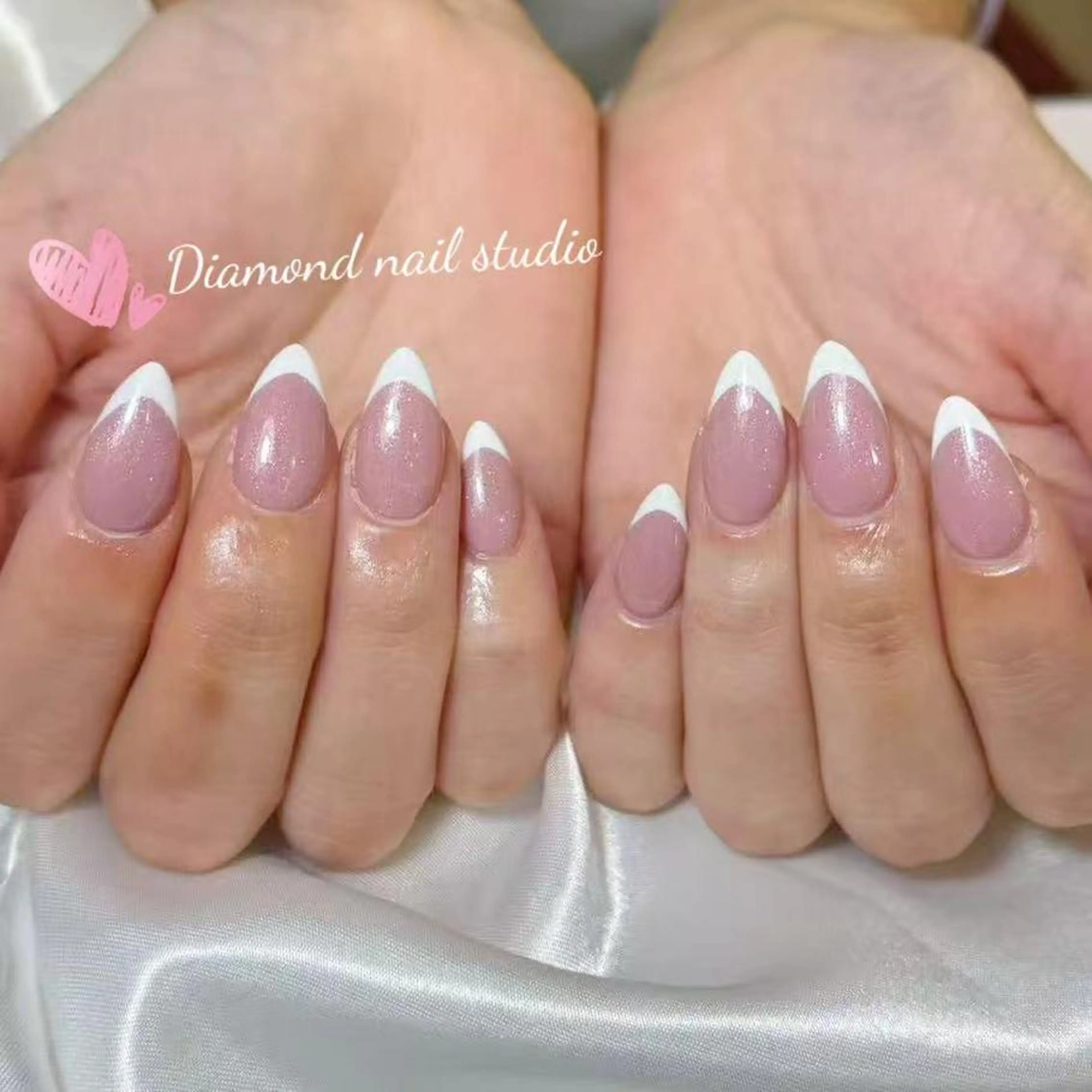 ネイル アートネイル オーロラネイル フラッシュネイル ガーリー キラキラネイル ハンドネイル Diamond NAIL💝のネイルデザイン