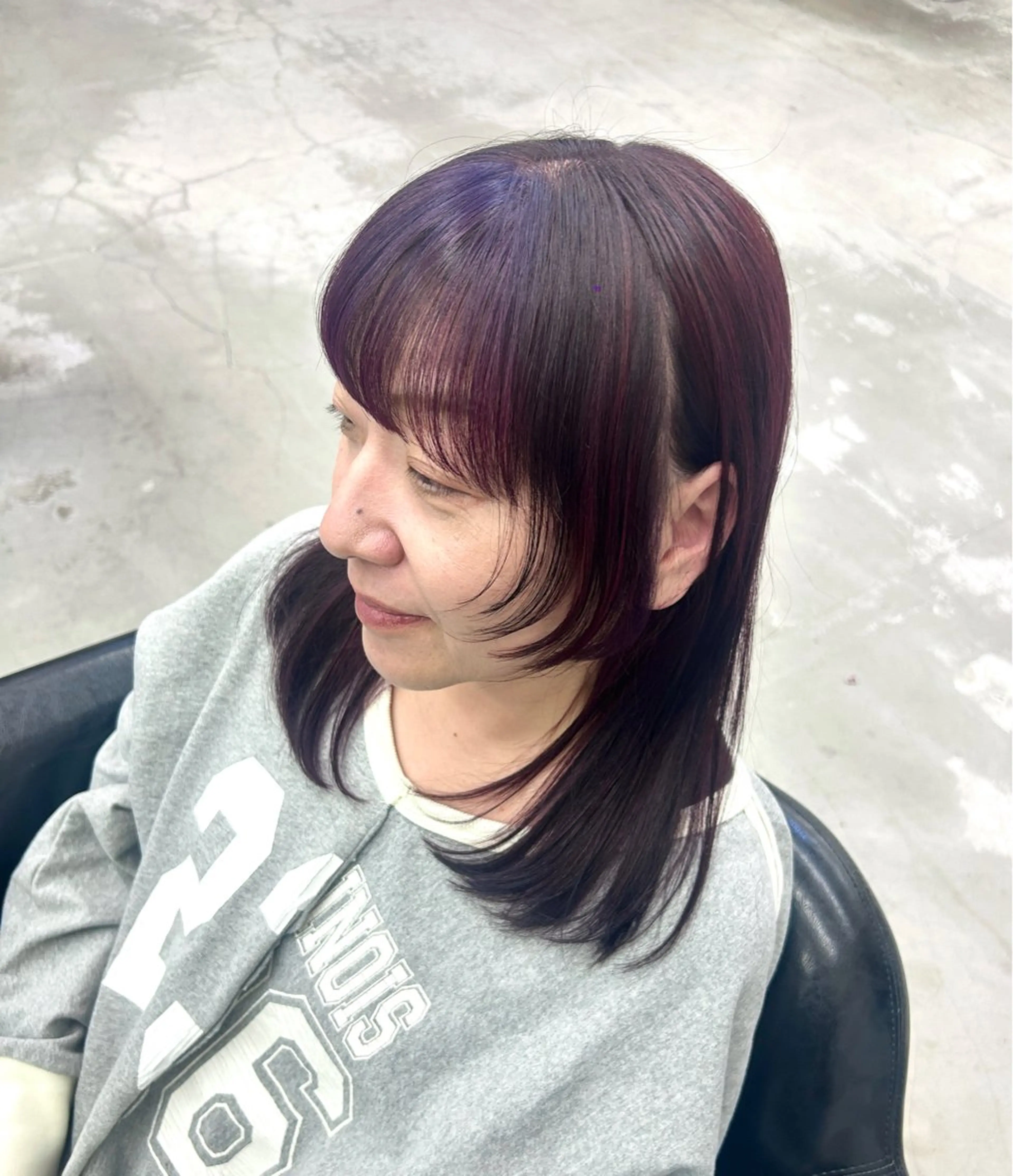 セミロング カラー ヘアカラー HAIR&SPACE 7Bridge所属・7Bridge 滝内ひよりのヘアスタイル