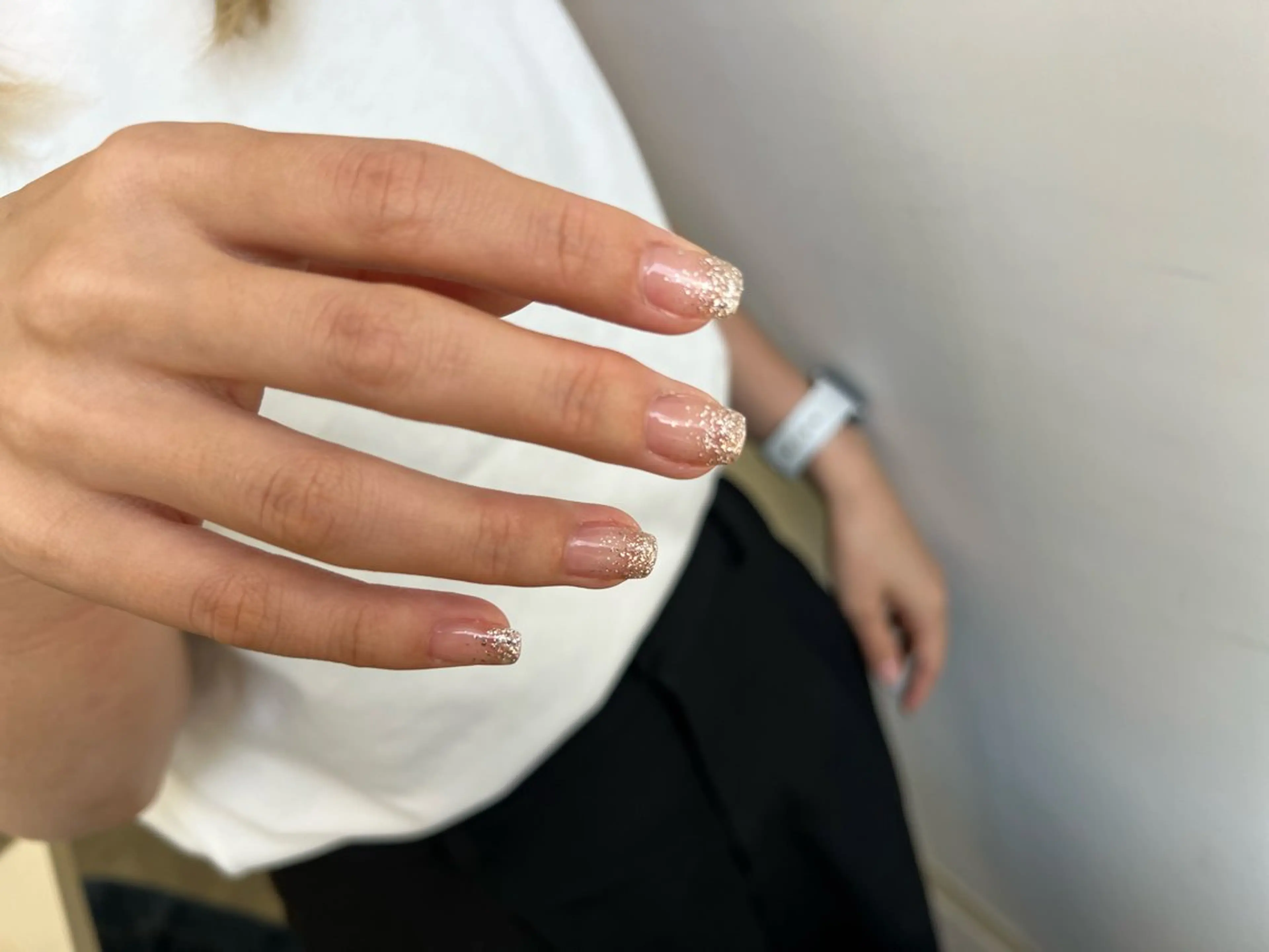 🤚🏻【オフあり／初回無料】ウォーターケア+ハンドジェル〈ラメグラ🪩〉の写真