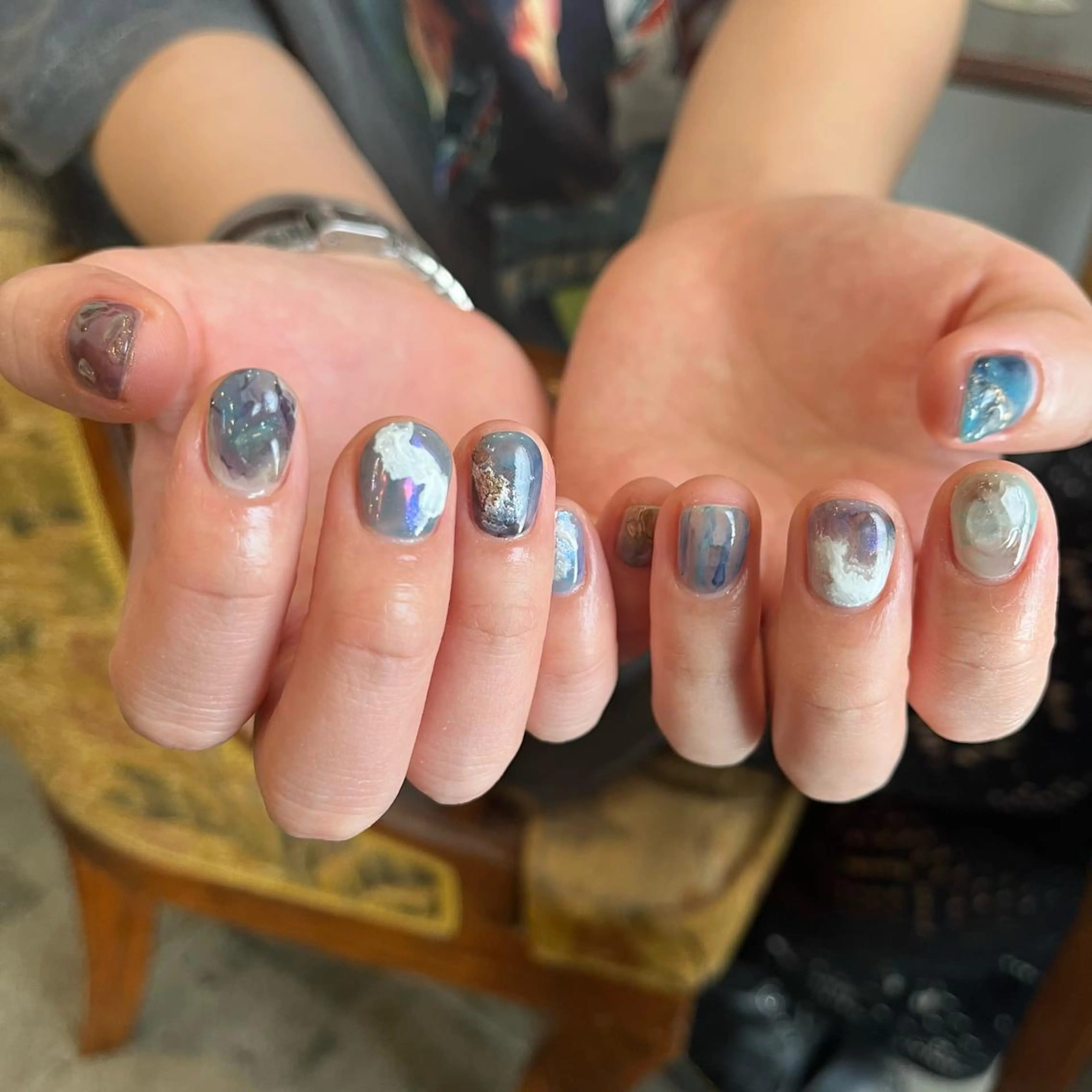 ネイル ハンドネイル Trico Antique所属・岩本 杏のネイルデザイン