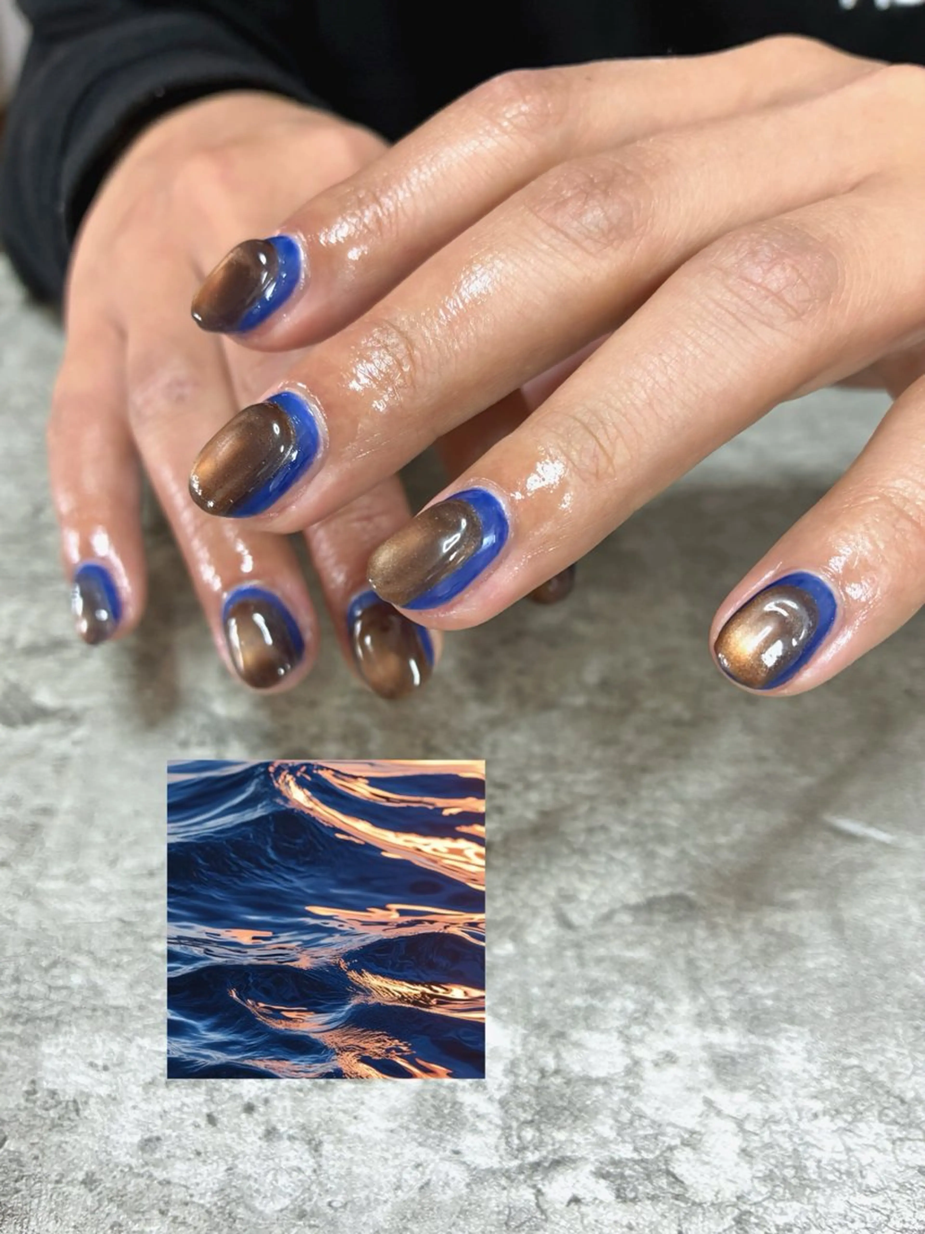 ネイル ニュアンスネイル ぷっくりネイル shiki_nail 🪐のネイルデザイン