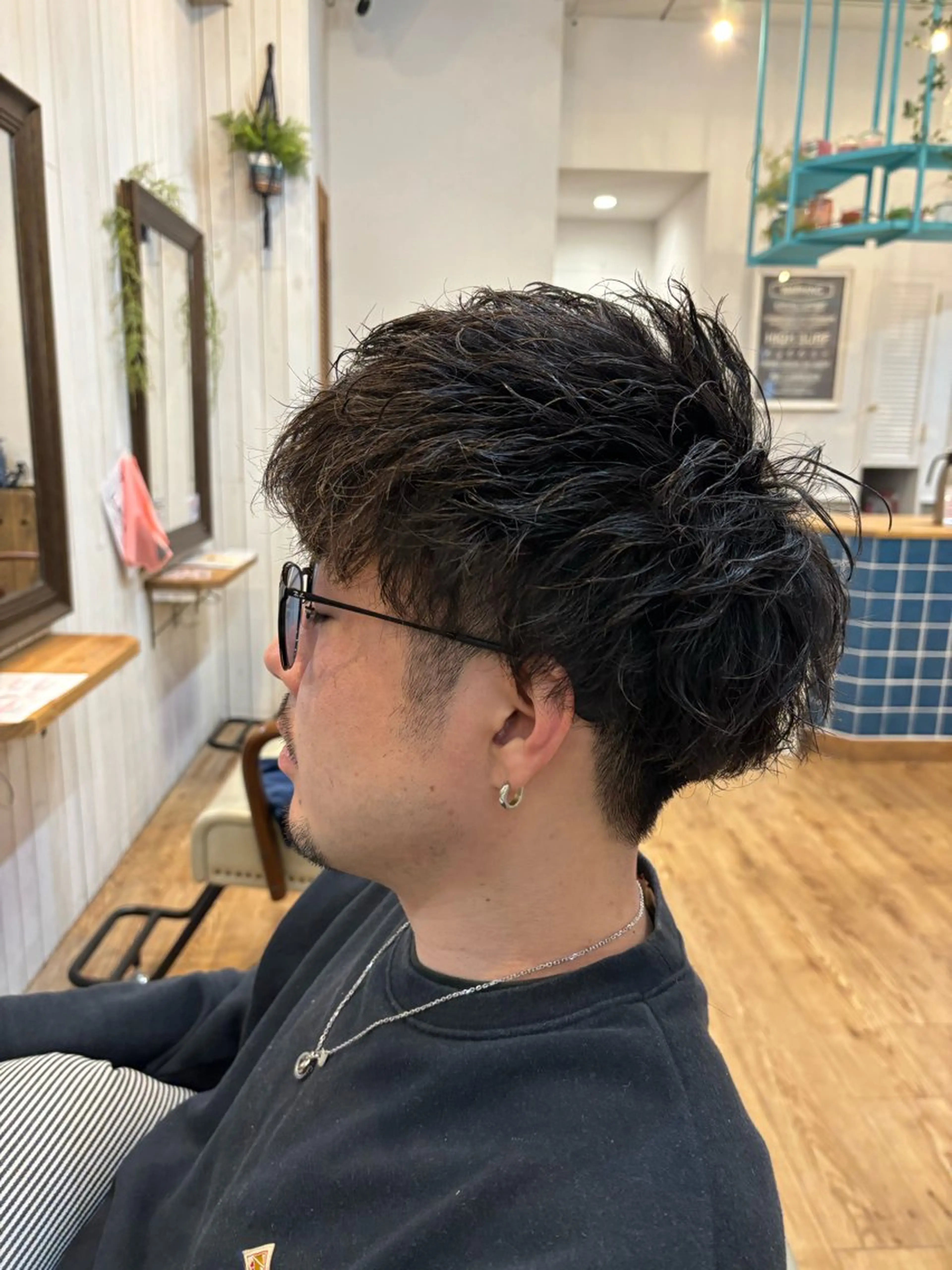 ショート パーマ メンズ †山尾 大輝†のヘアスタイル